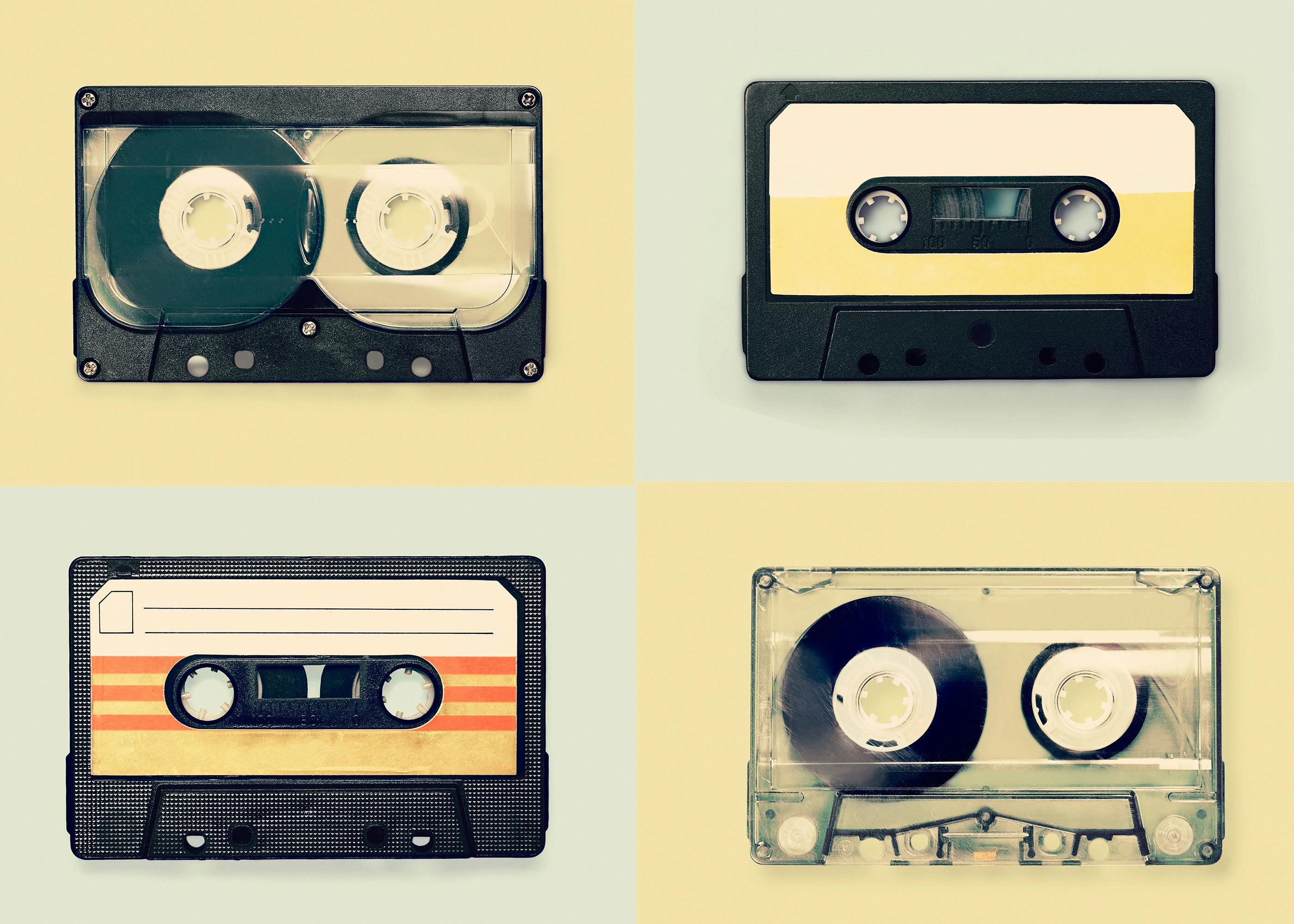 レトロ・カセットテープ・ポスター 0