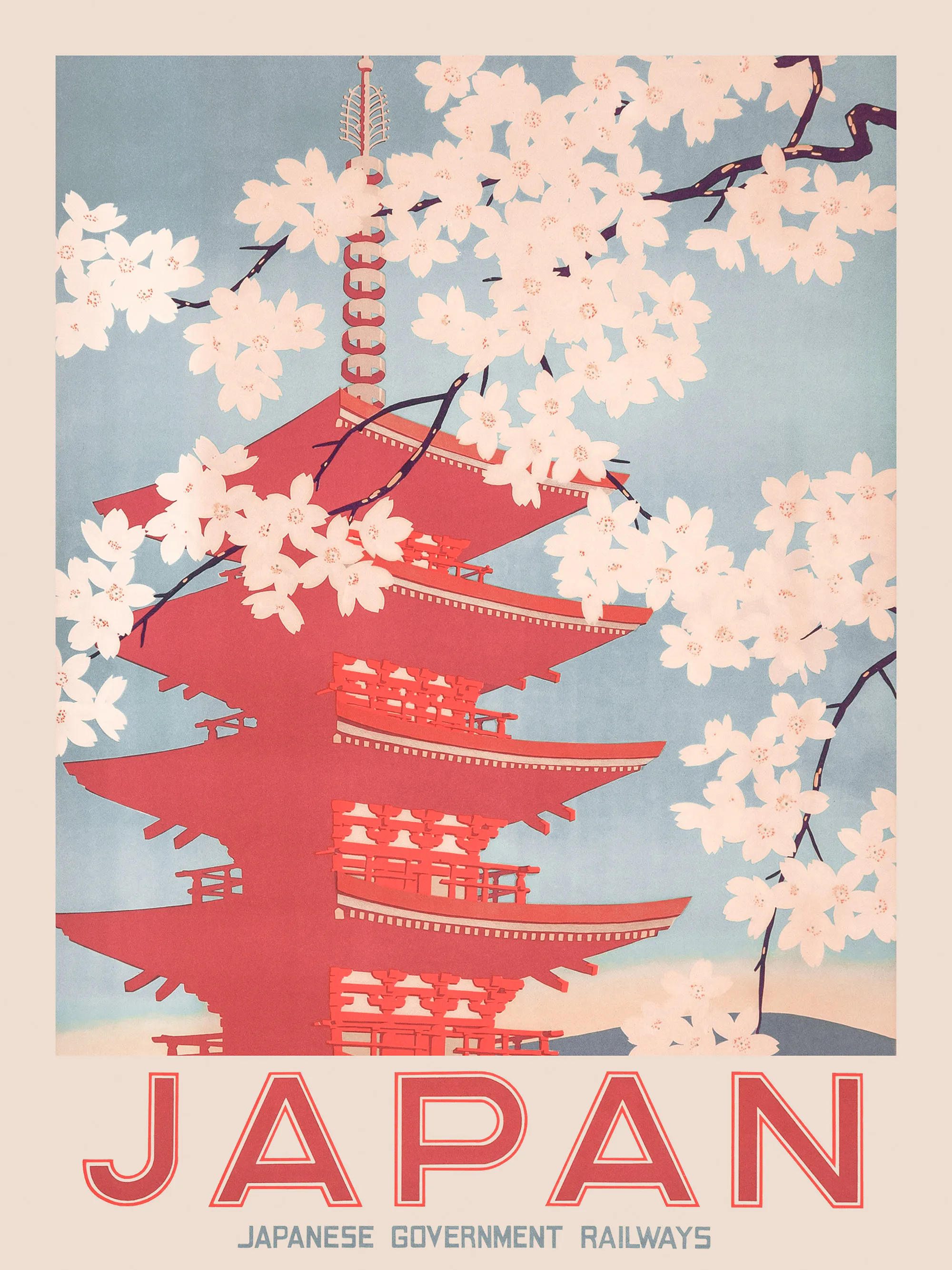 Kirschblüte in Japan Poster 0