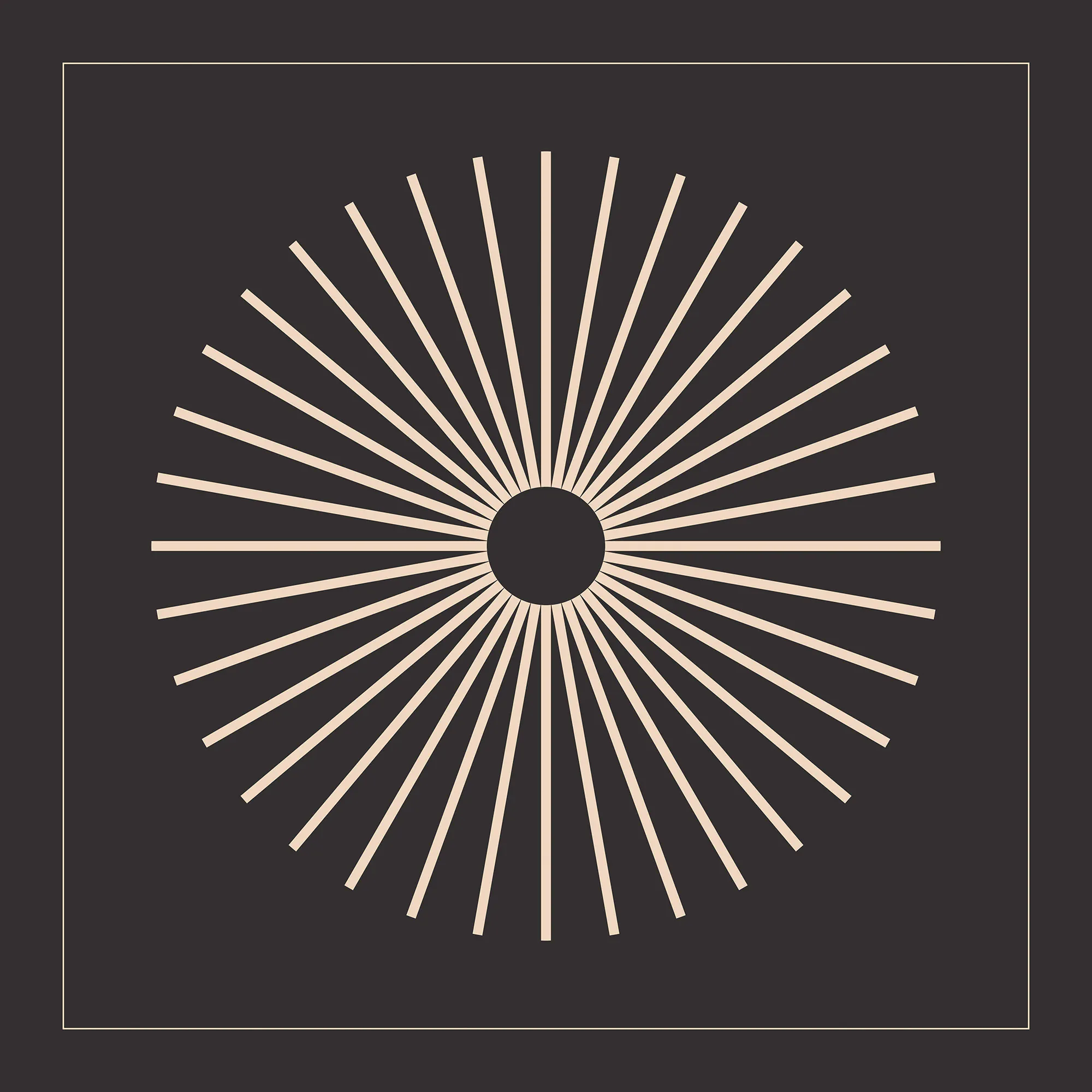 Abstract Sunburst Poster 0