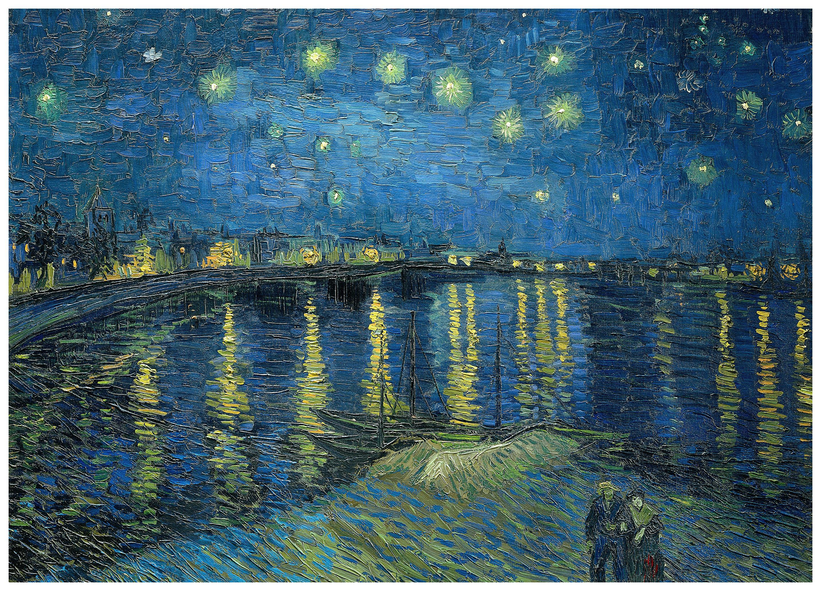 Vincent Van Gogh- Starry Night Over the Rhone Poster (70x100 cm) - Poster Store