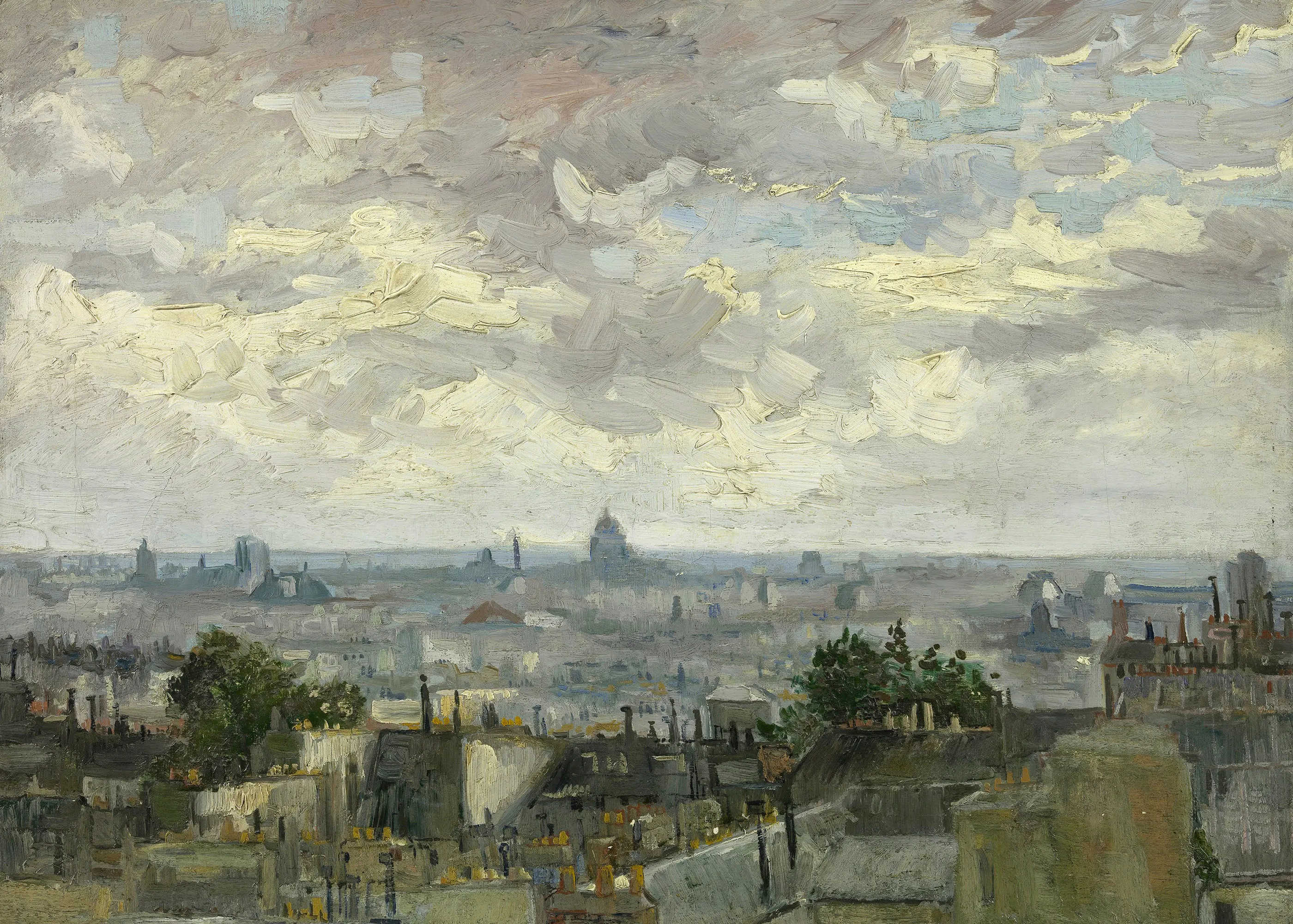 Vincent Van Gogh- View from Paris Poster 0