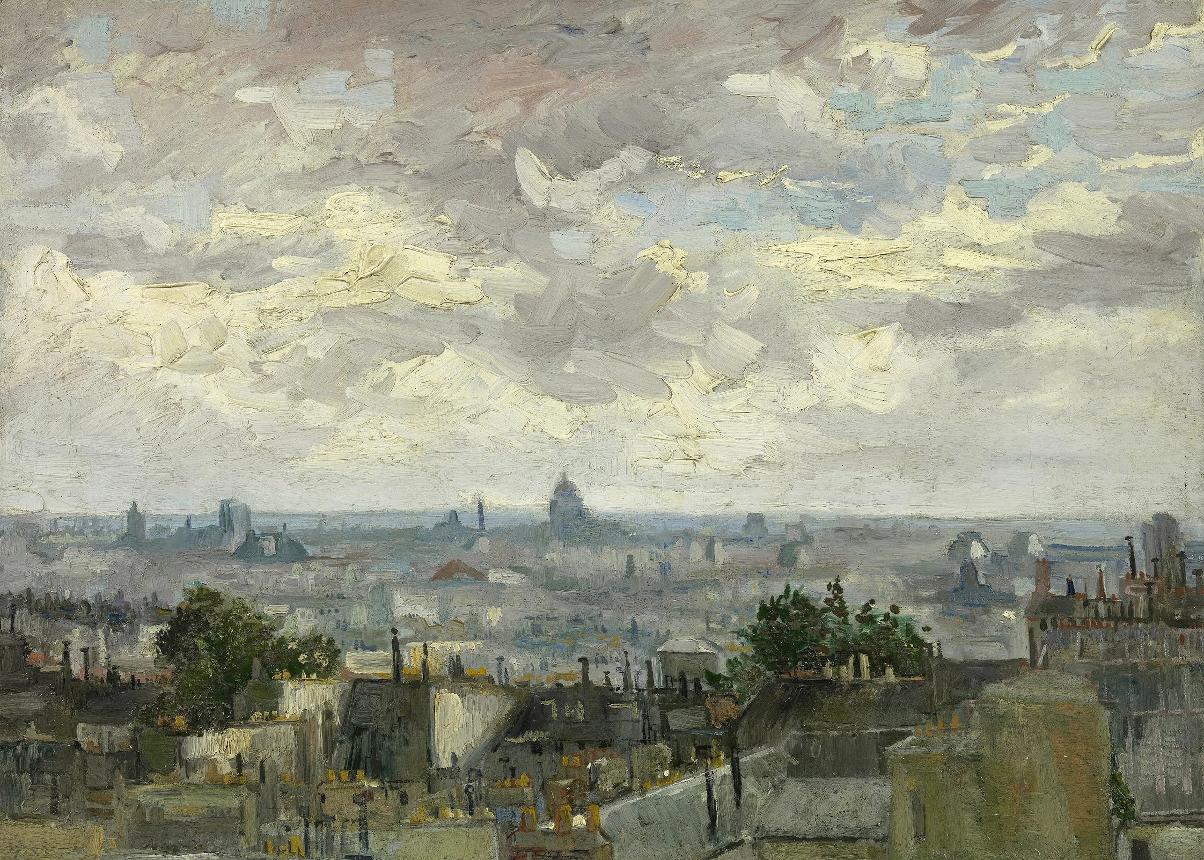 Vincent Van Gogh- View from Paris Poster 0