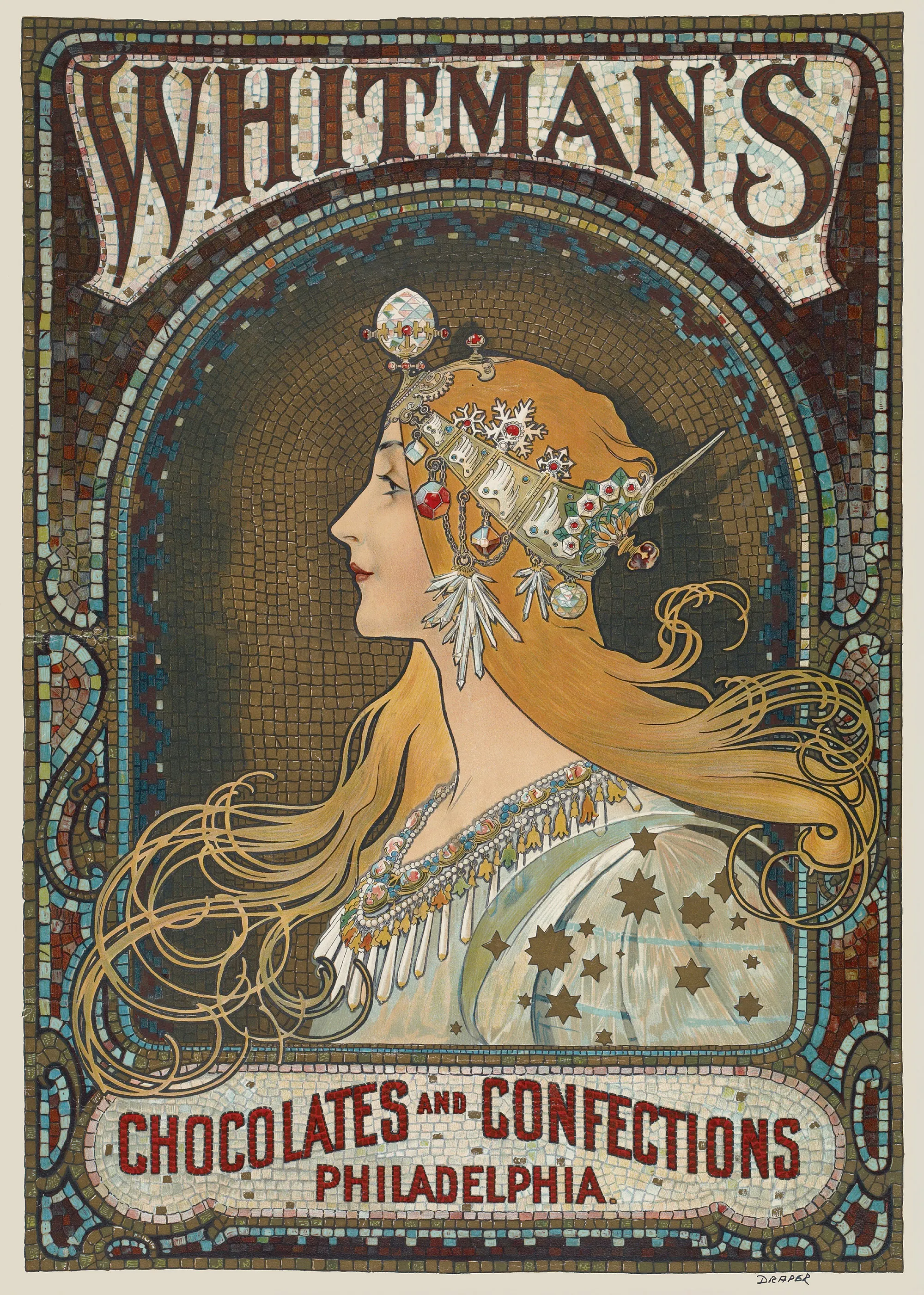 Alfons Mucha- Whitmans Chocolates and Confections Philadelphia Poster 0