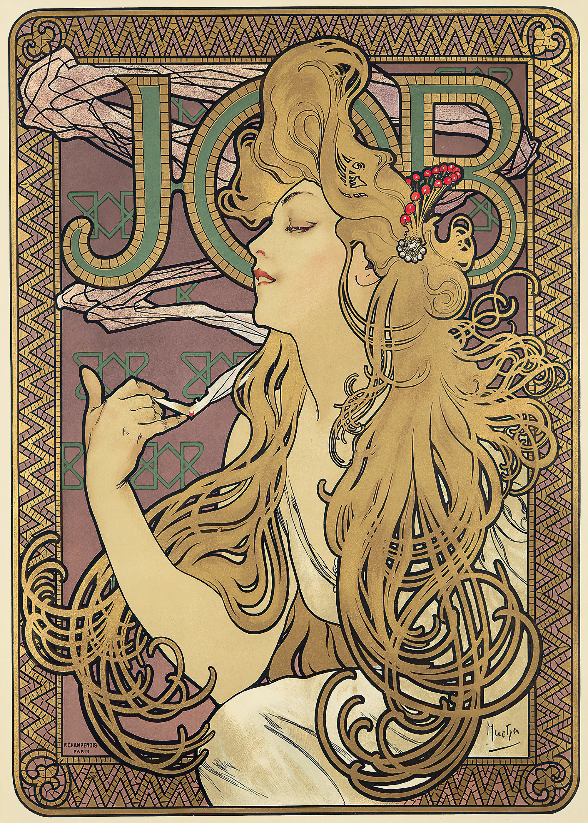 Alfons Mucha- Job Poster 0