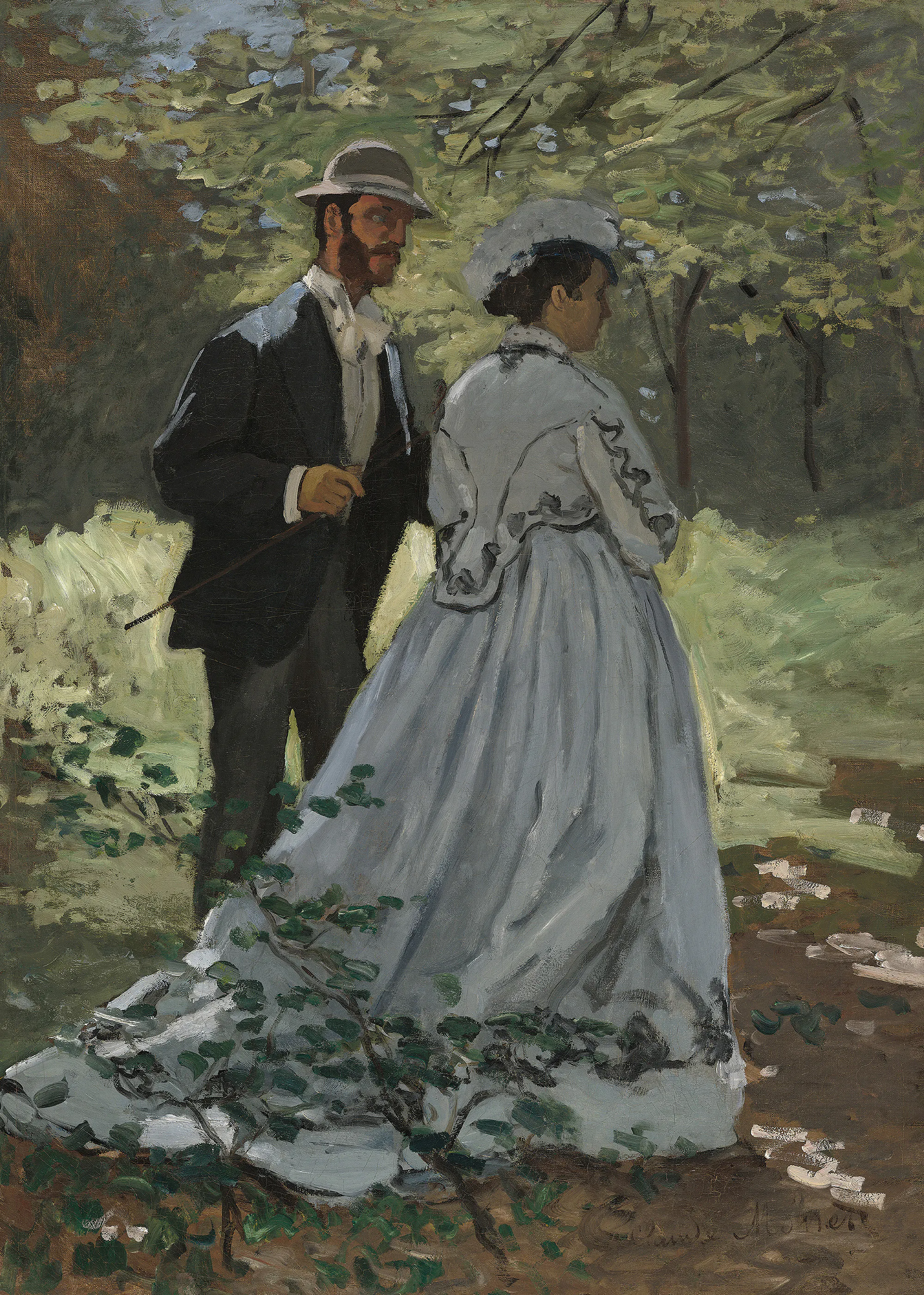 Claude Monet- Bazille and Camille Poster 0