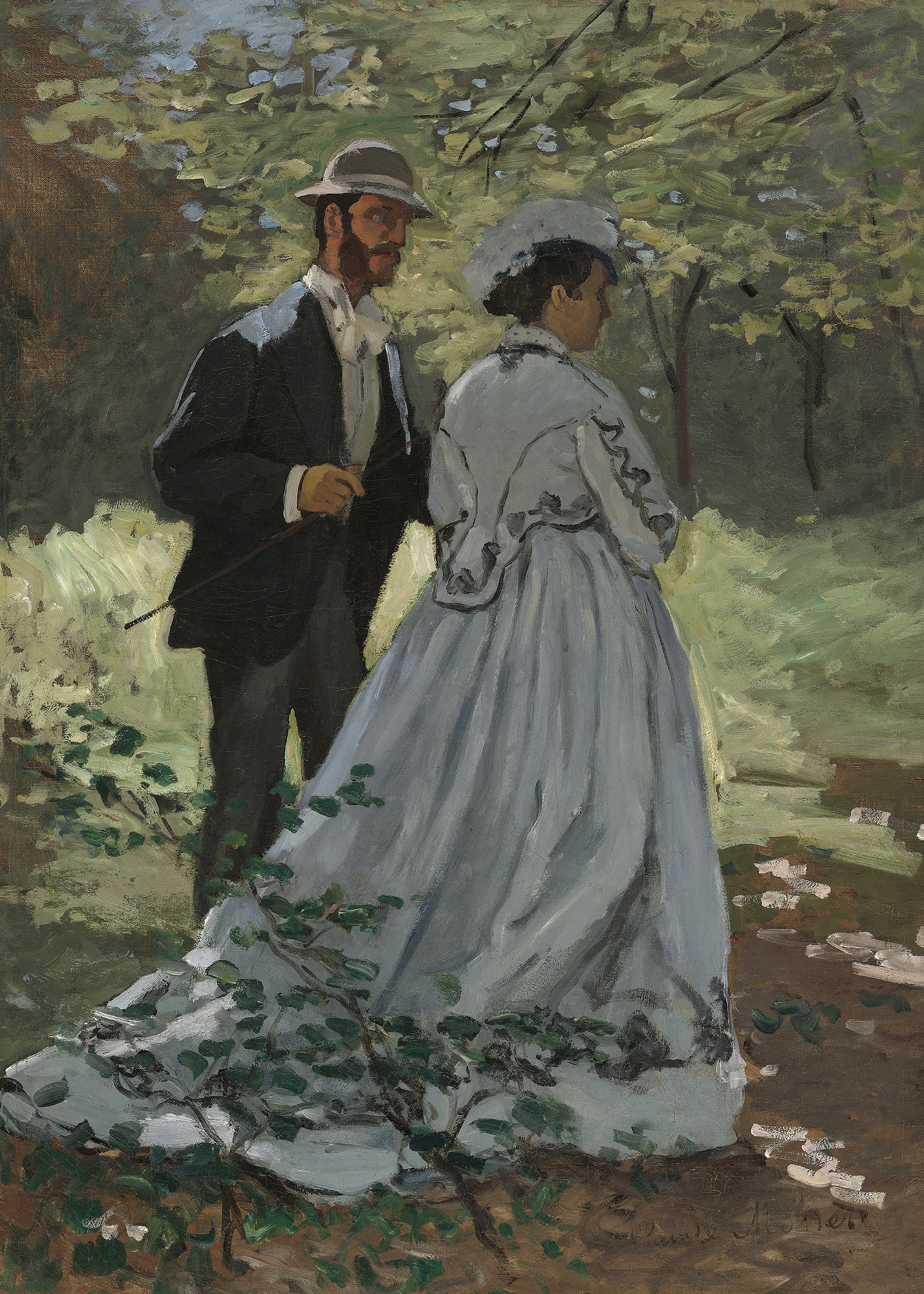 Claude Monet- Bazille and Camille Poster 0