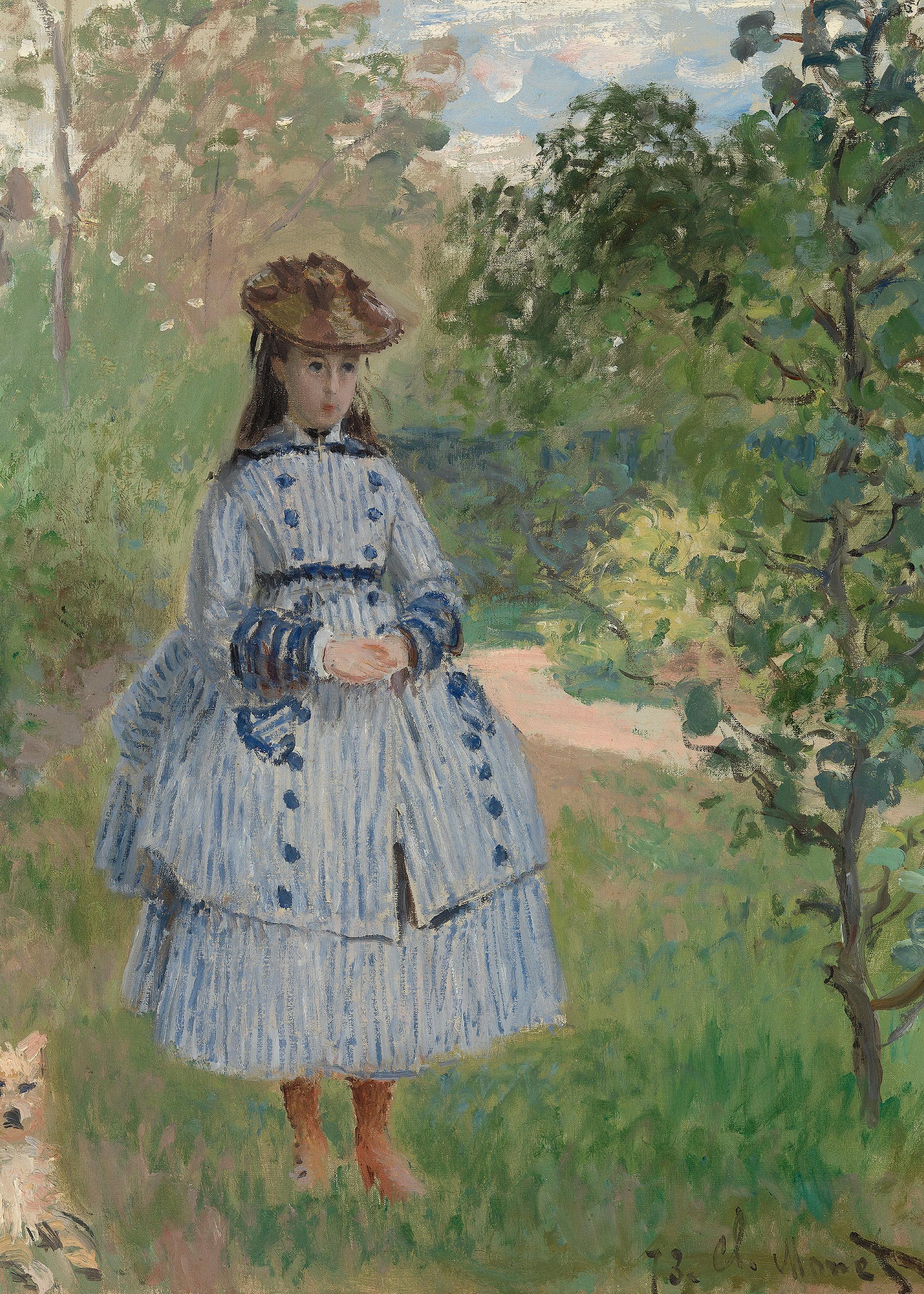 Claude Monet - Lány Kutyával Poszter 0