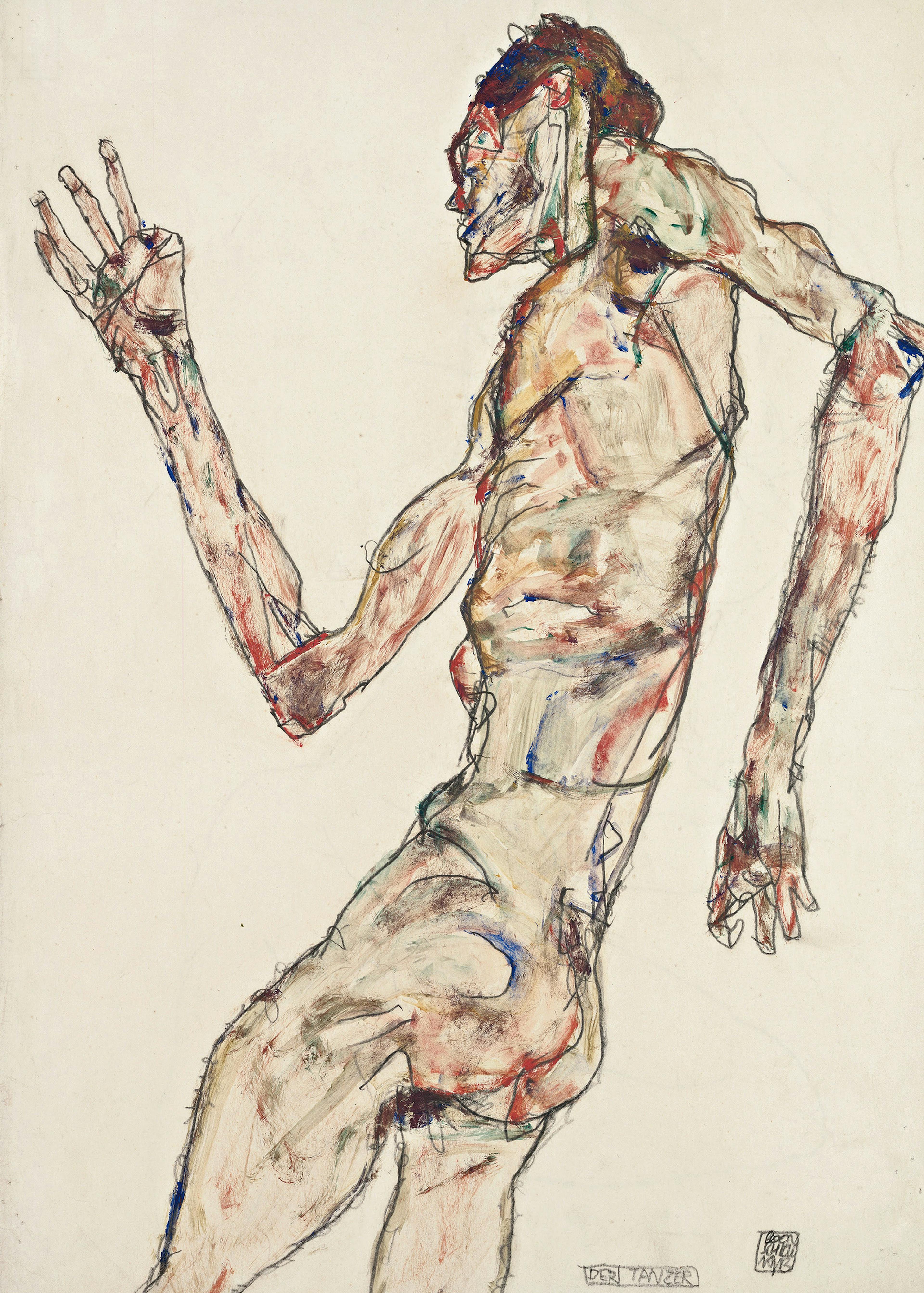Egon Schiele- Danseren Plakat 0