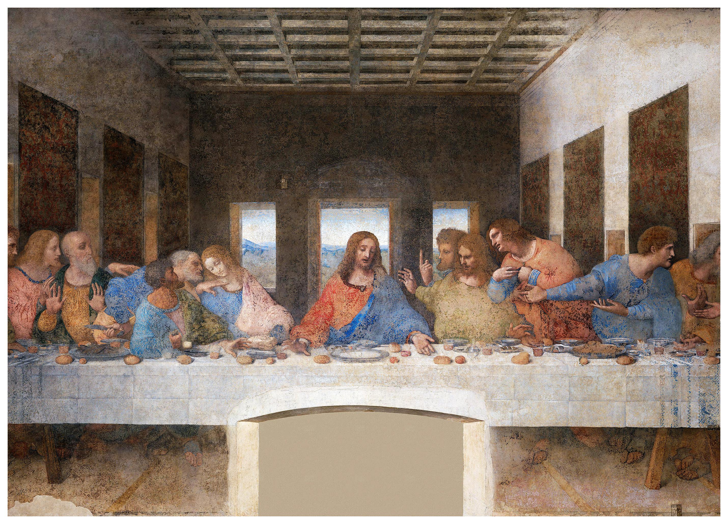 Leonardo Da Vinci- Het Laatste Avondmaal Poster (70x100 cm) - Poster Store