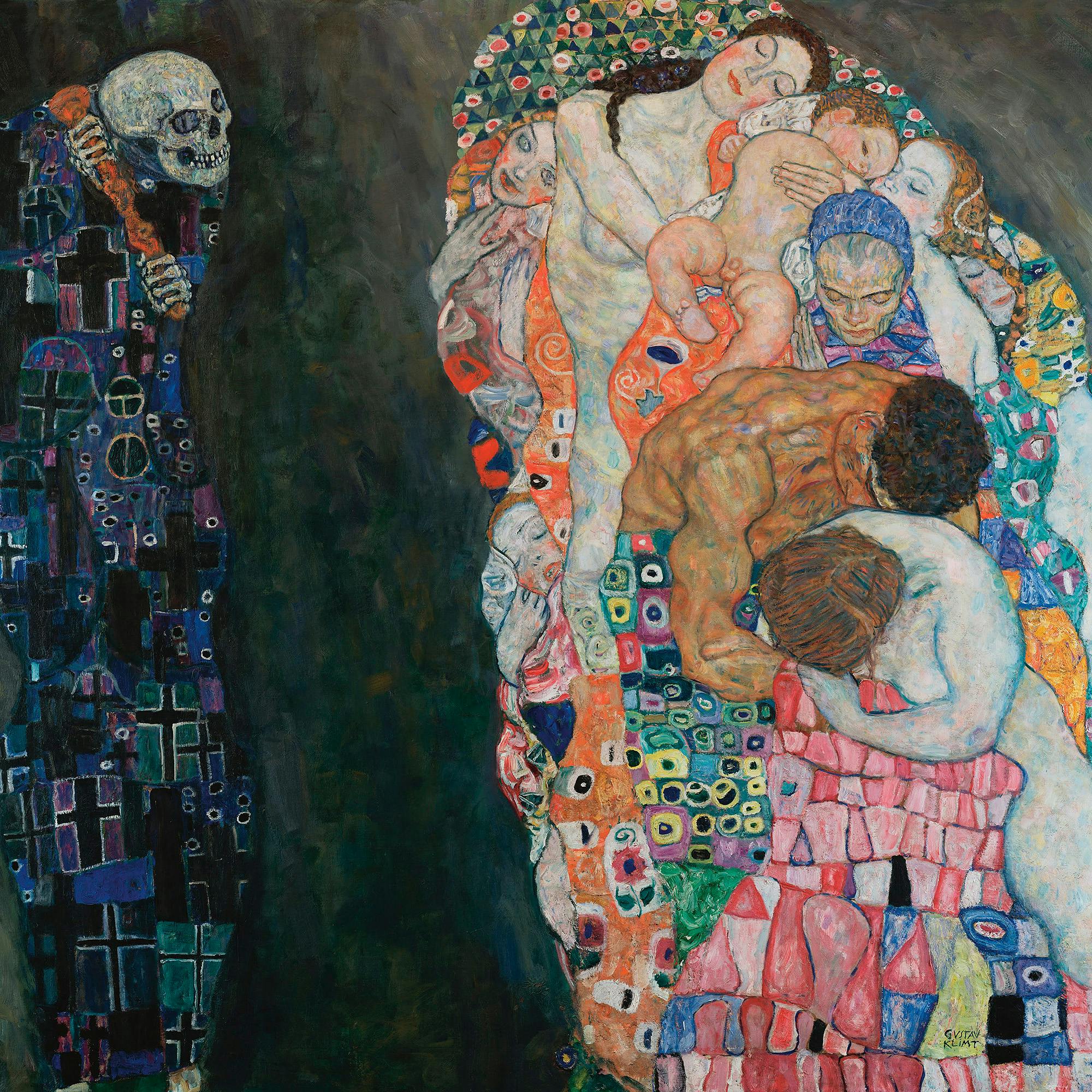 Gustav Klimt- Død og Liv Plakat 0