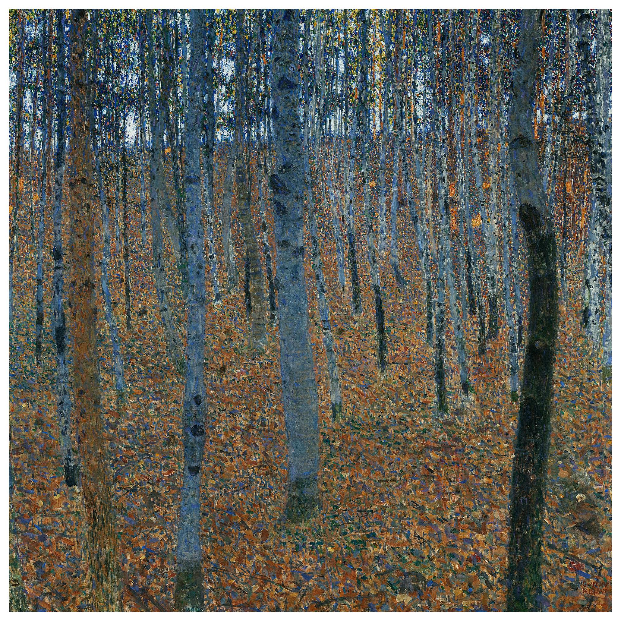 Gustav Klimt- Faggeta Poster (50x50 cm) - Poster Store