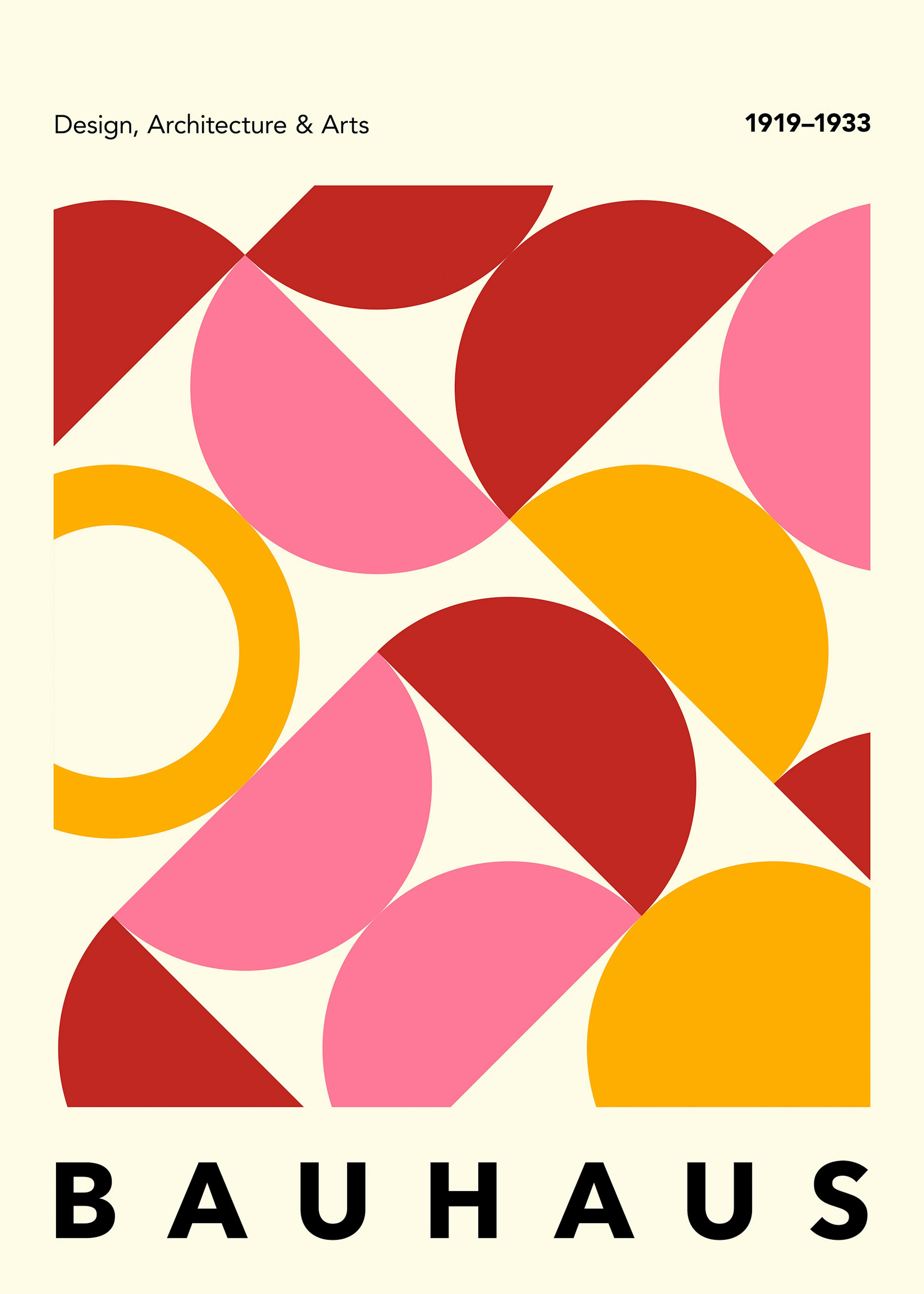 Formes Bauhaus N°2 Affiche 0