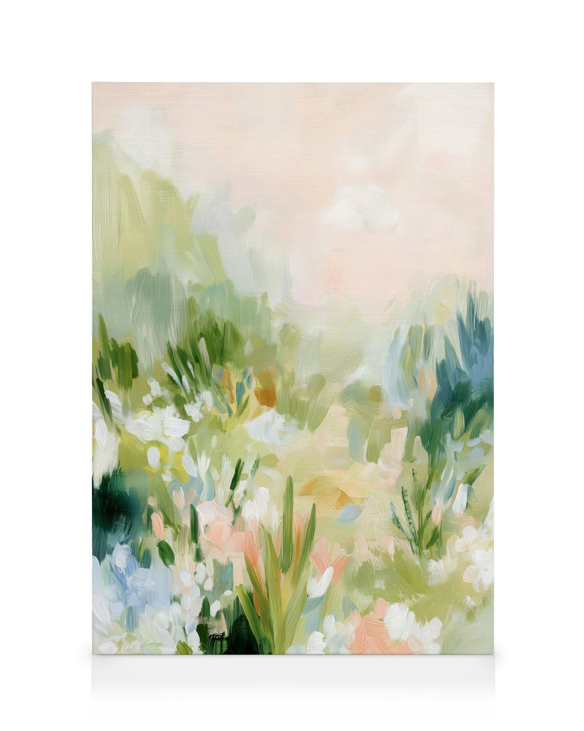 Abstract Floral Meadow Canvas print 0