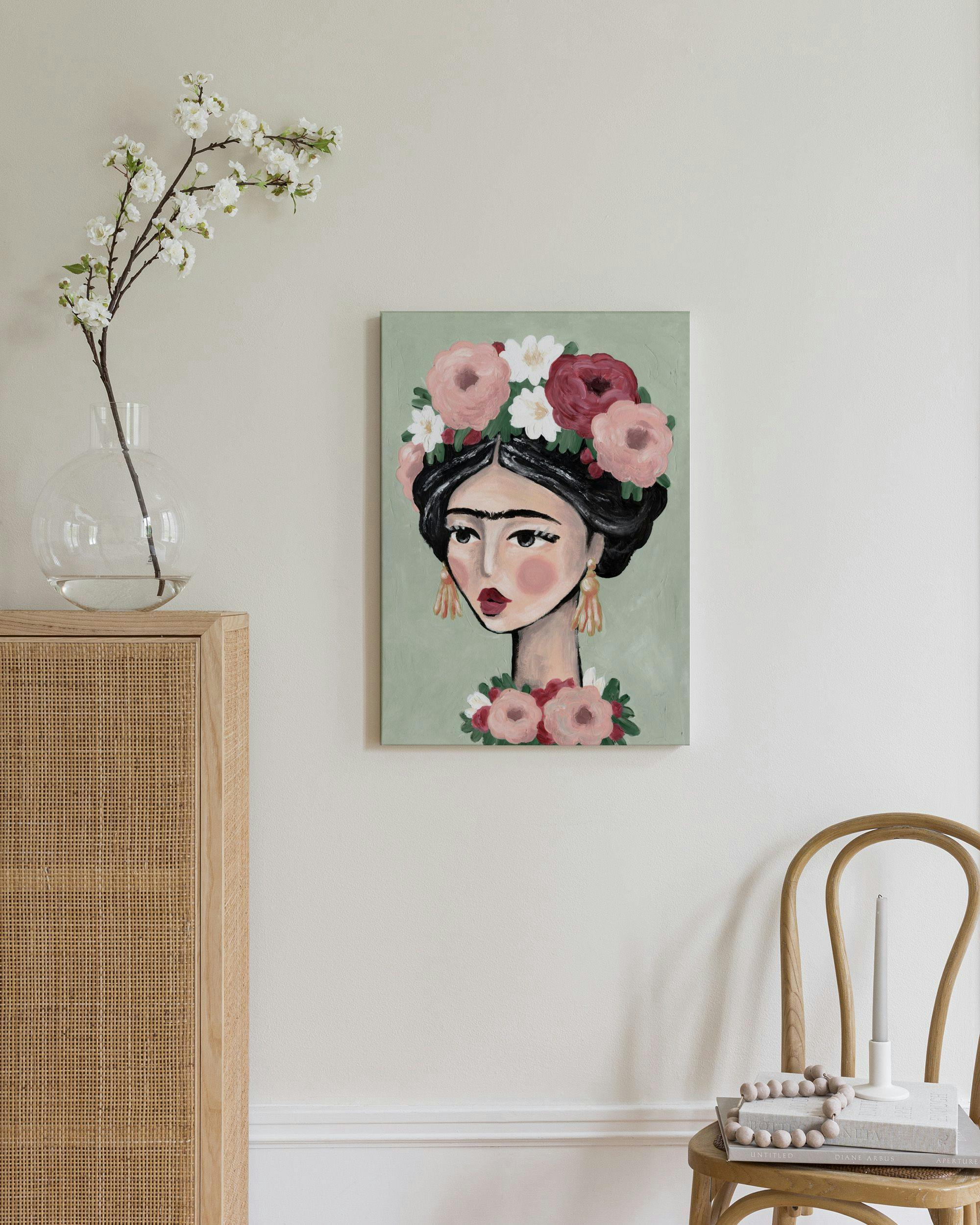 Canvas Prints - Frida Kahlo Painting Canvas print (30x40 cm) - Poster Store