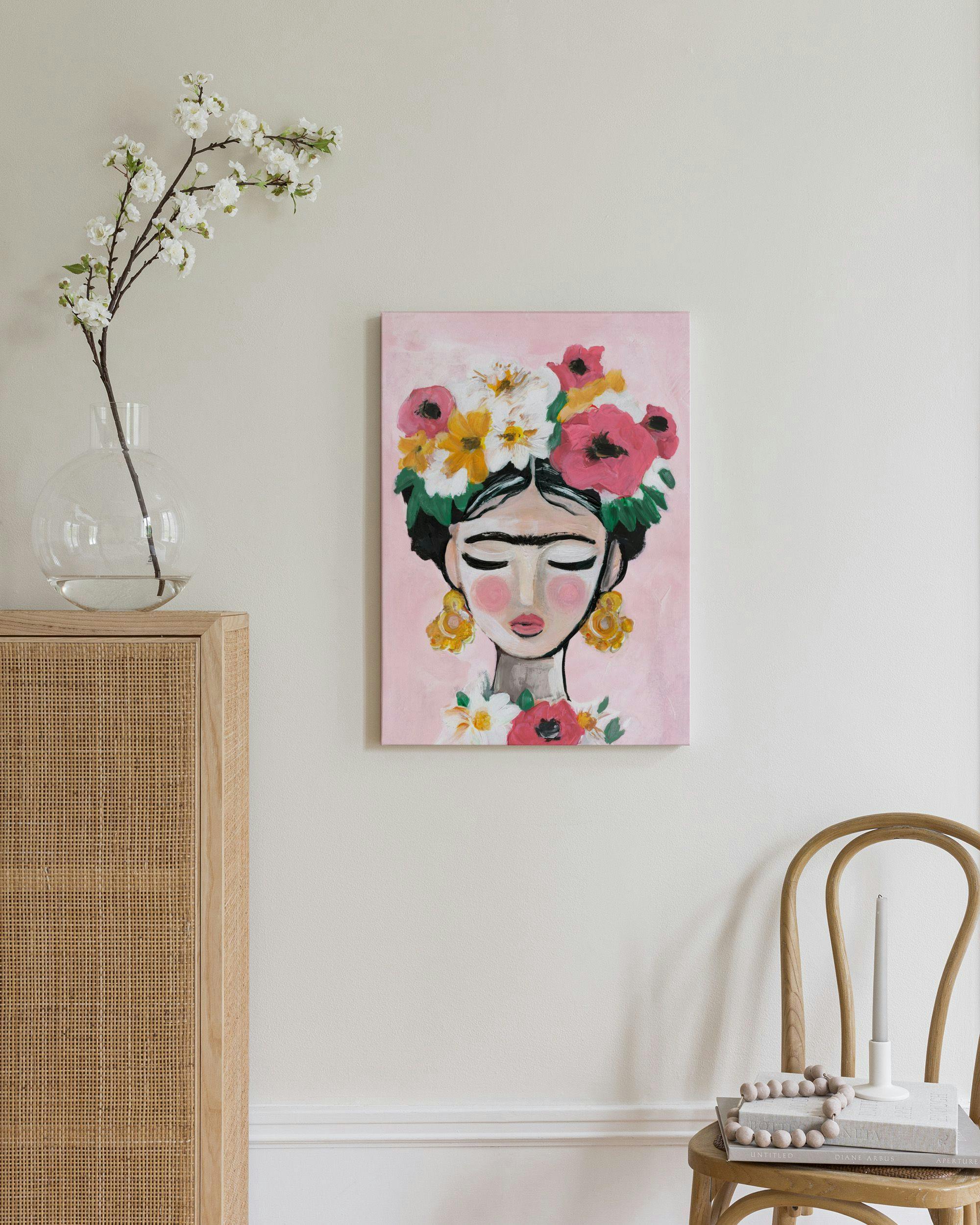 Canvas Prints - Frida Art Canvas print (70x100 cm) - Poster Store