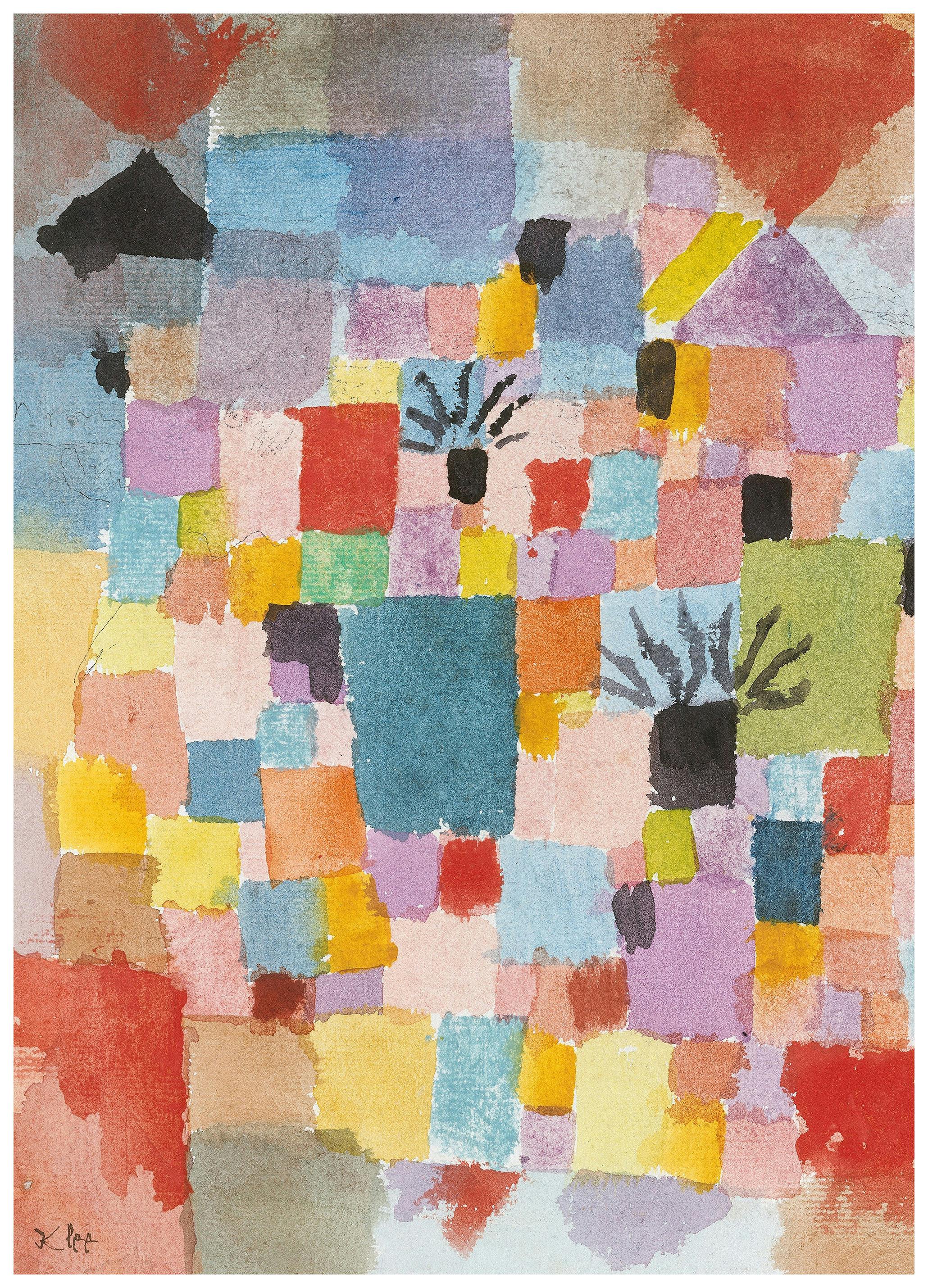 Paul Klee - Zuidelijke Tuin Poster (40x50 cm) - Poster Store