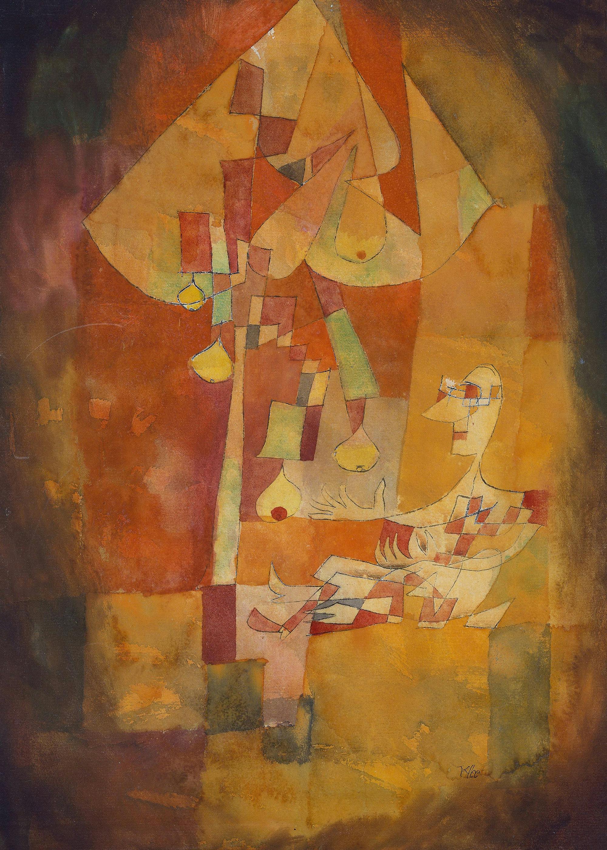 Paul Klee - De Man Onder de Perenboom Poster 0
