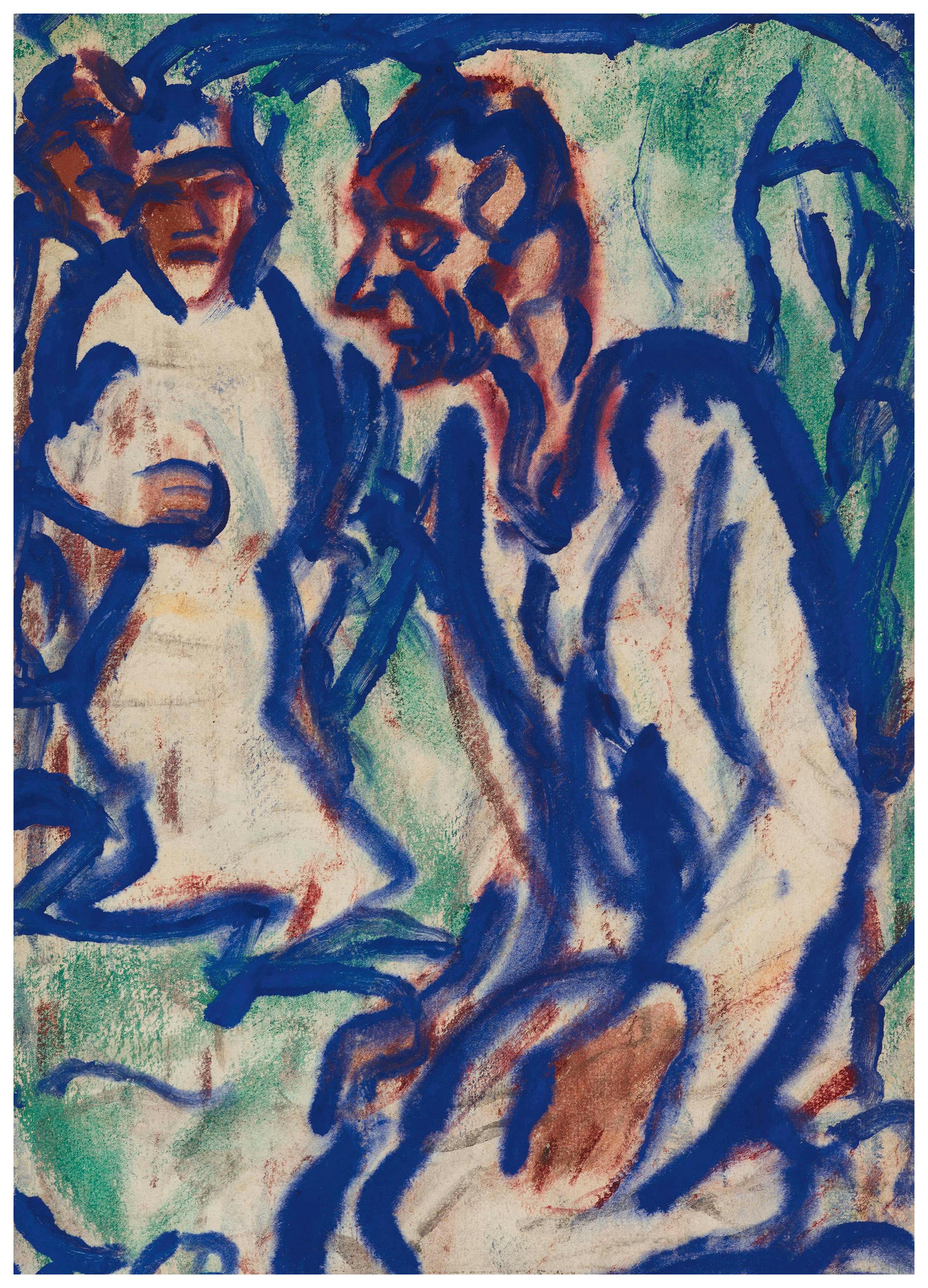 Christian Rohlfs - Knäböjande Poster (70x100 cm) - Poster Store