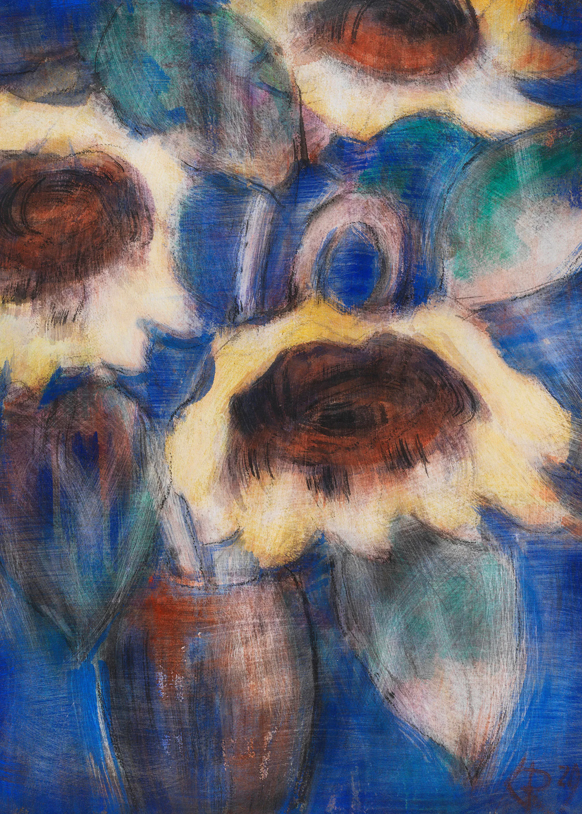Christian Rohlfs - Sunflowers Poster 0