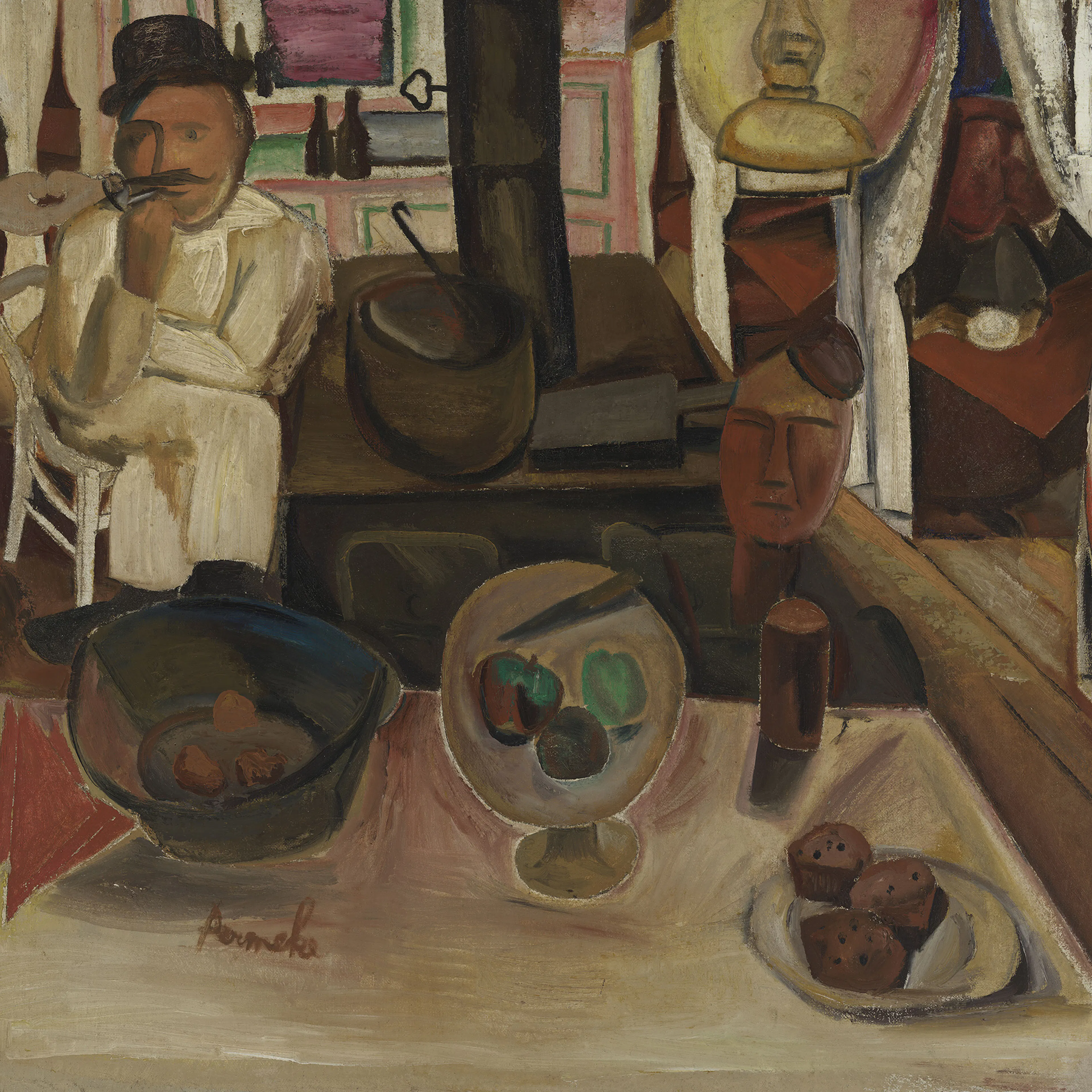 Constant Permeke - Pastry Stall Poster 0