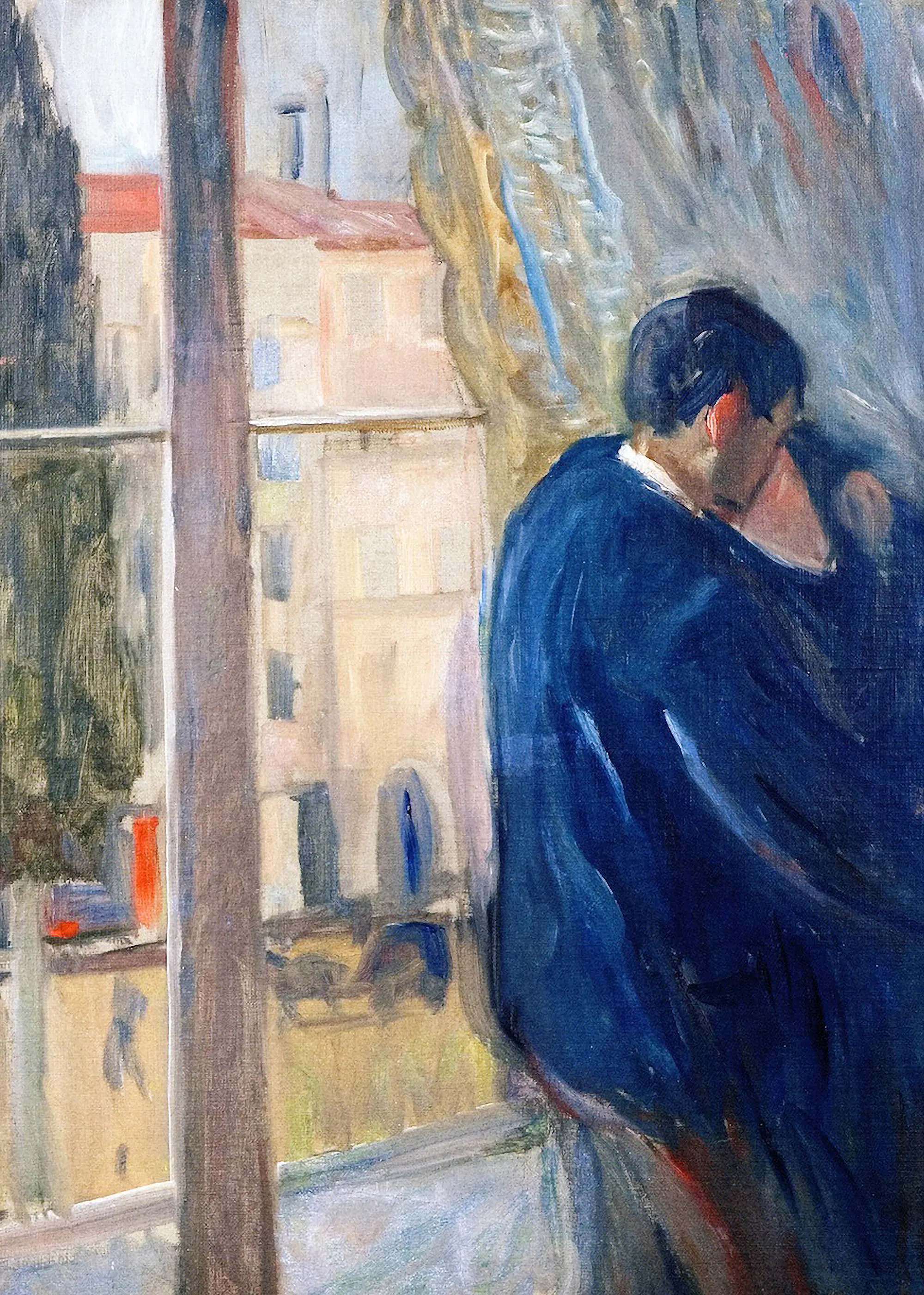 Edvard Munch - The Kiss by the Window Poster 0