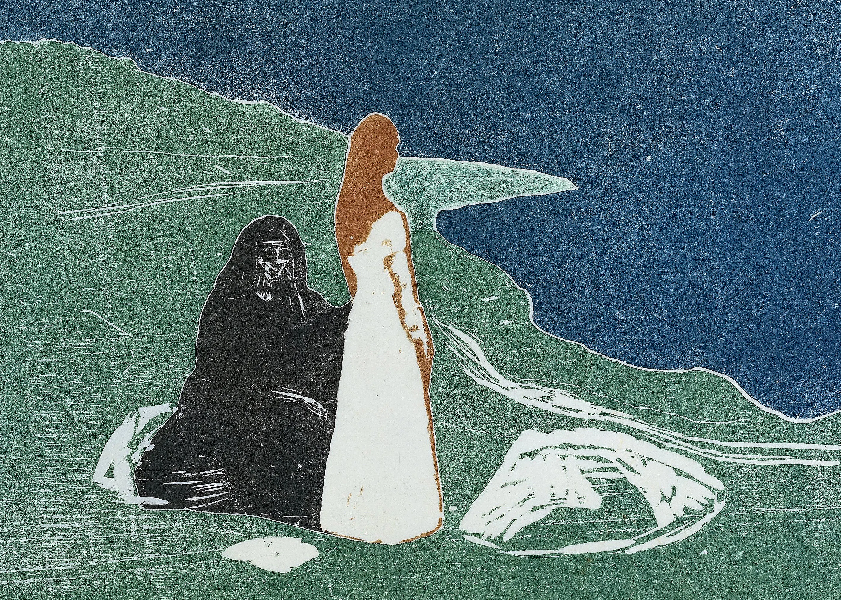 Edvard Munch - Two Women on the Shore Poster 0