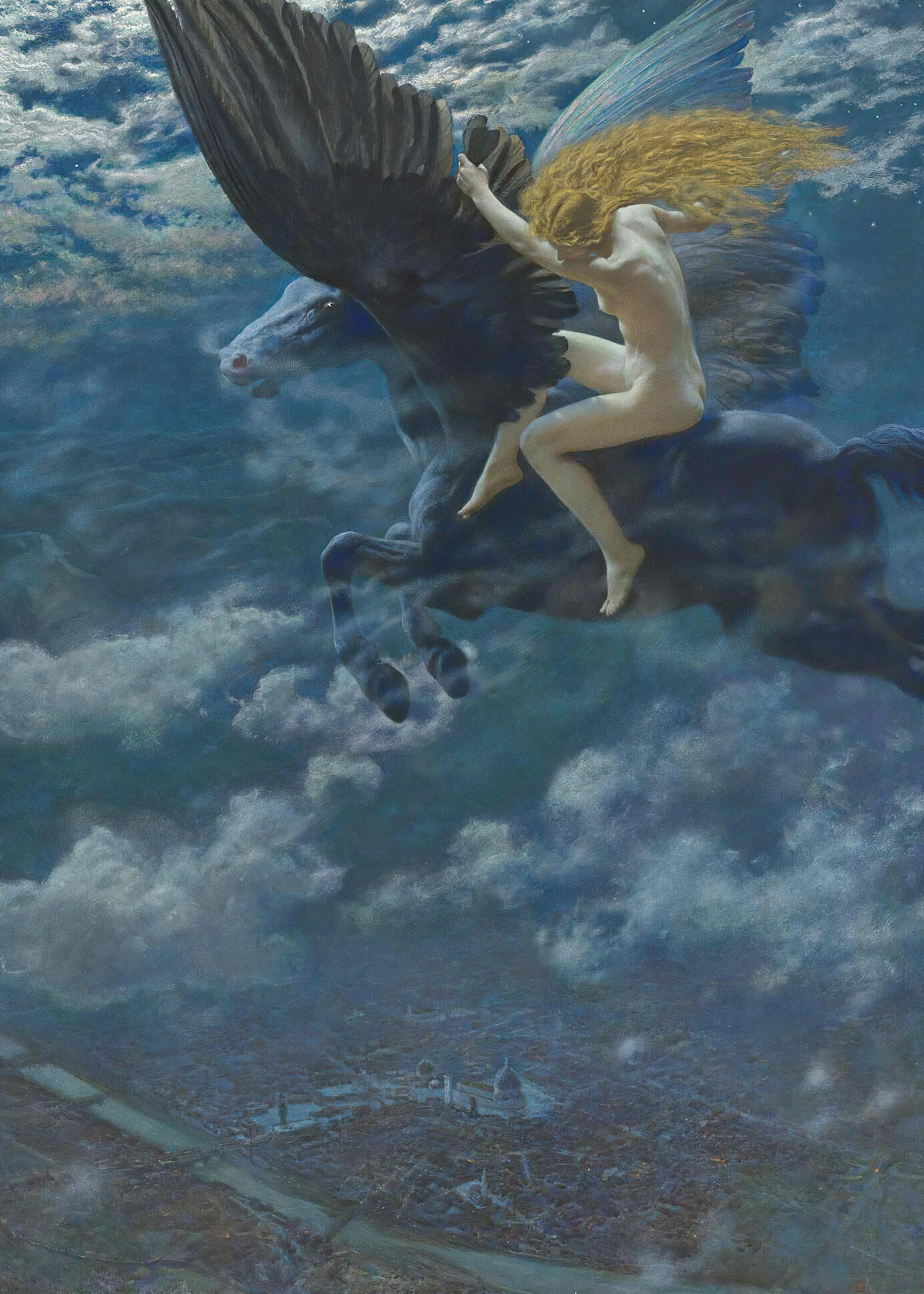 Edward Robert Hughes - Idylle de Rêve (Une Valkyrie) Affiche 0