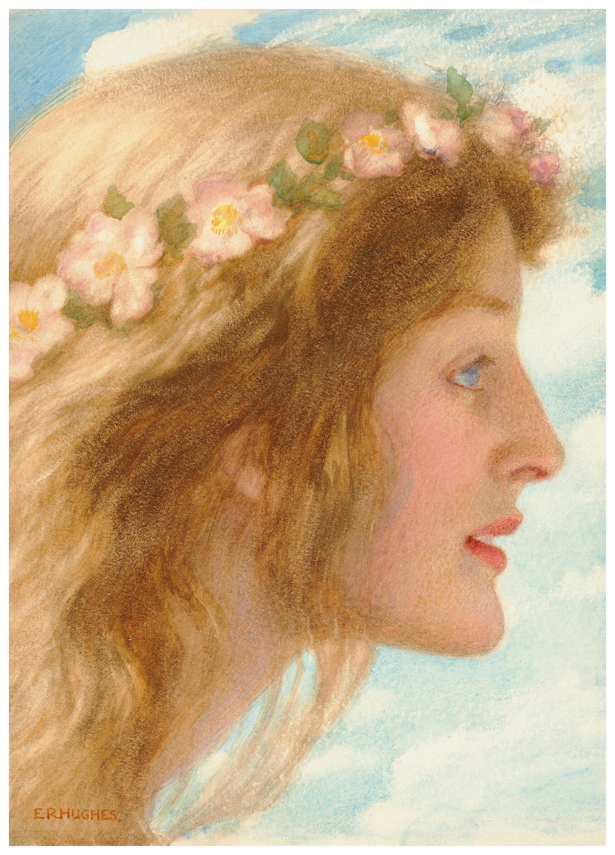 Edward Robert Hughes - Dag Poster (21x30 cm) - Poster Store