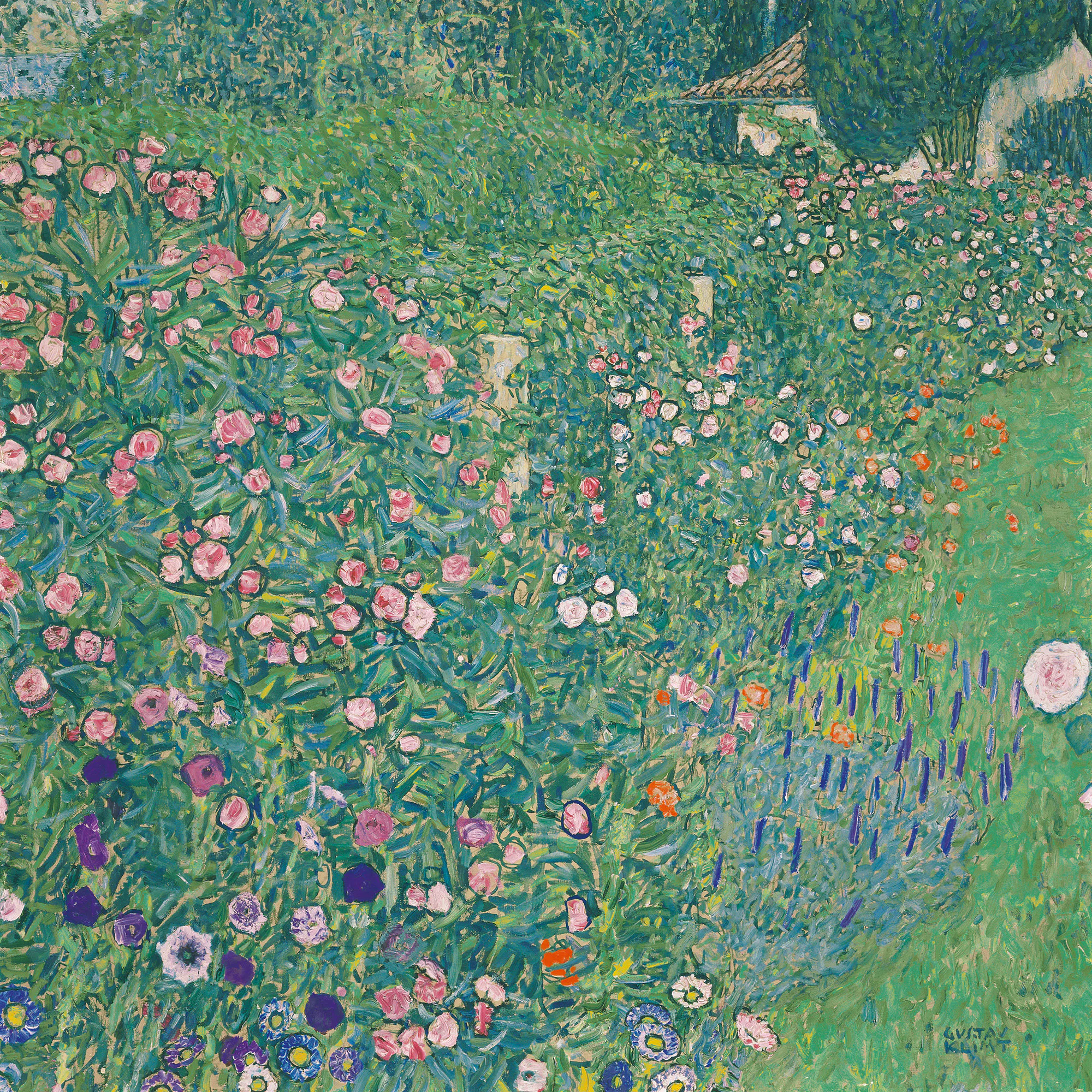 Gustav Klimt - Garden of Flowers Poster 0