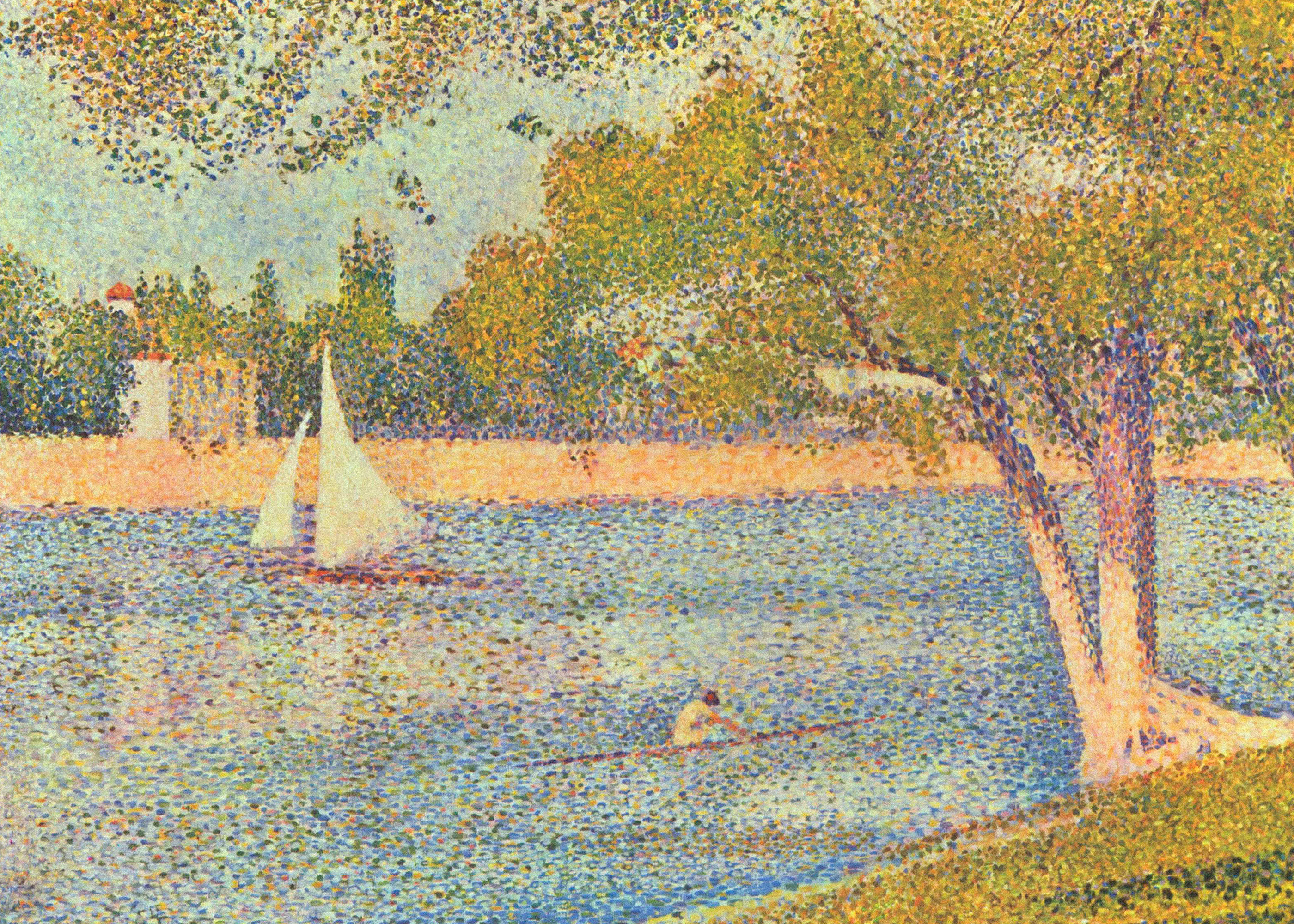 Geogres Seurat - Seine at the Grande-Jatte Poster 0