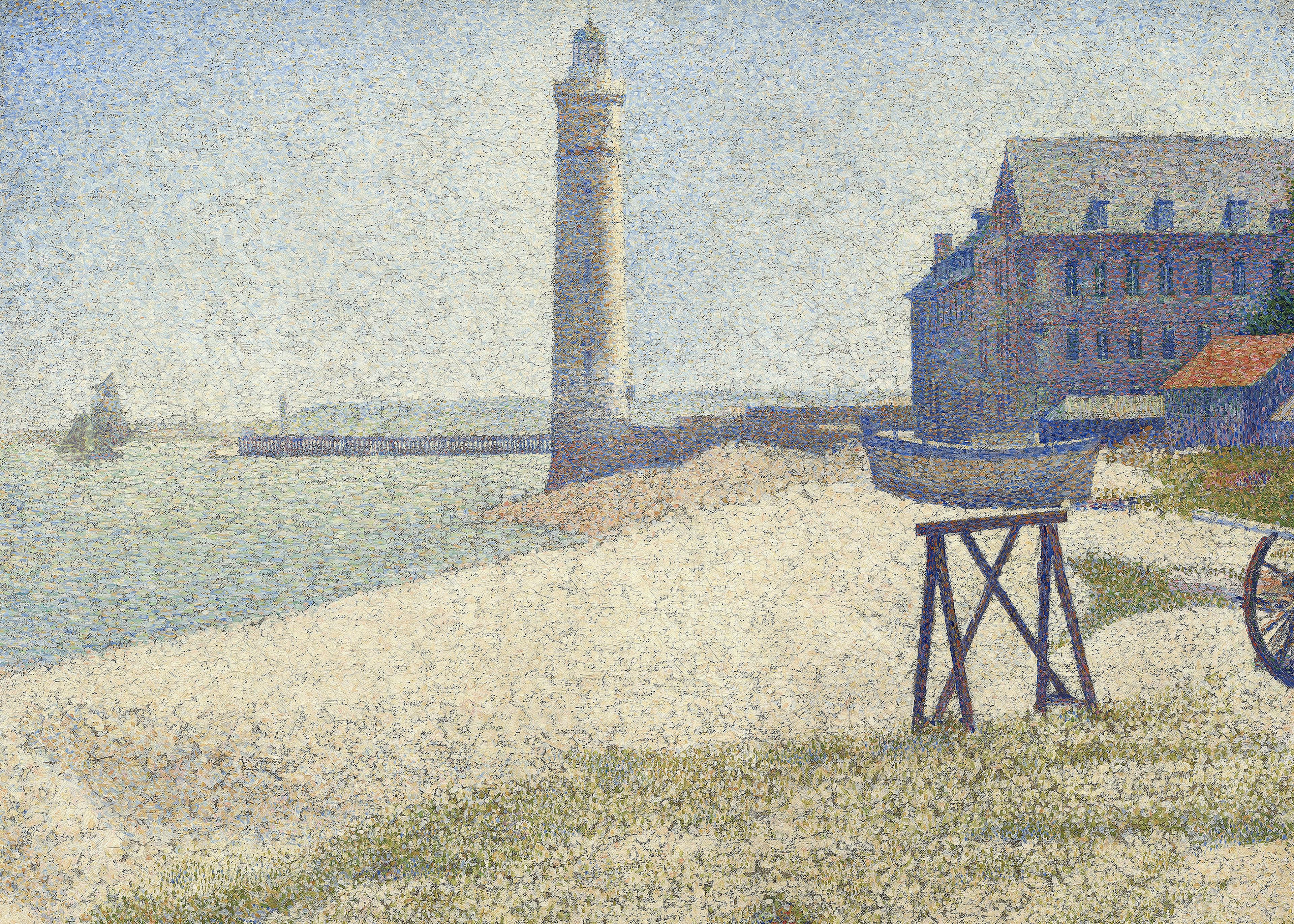 Georges Seurat - De Vuurtoren van Honfleur Poster 0