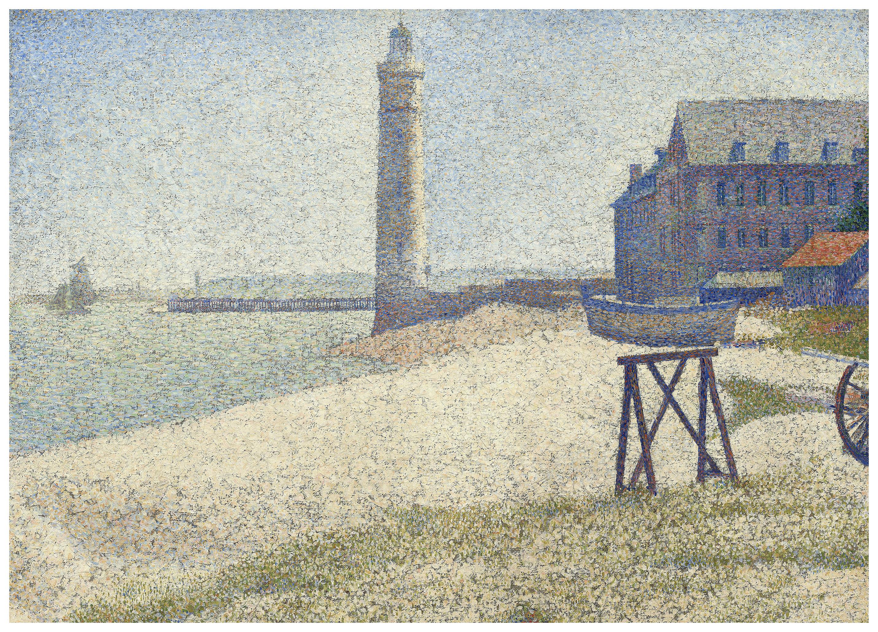 Geogres Seurat - Fyrtårnet ved Honfleur Plakat (70x100 cm) - Poster Store