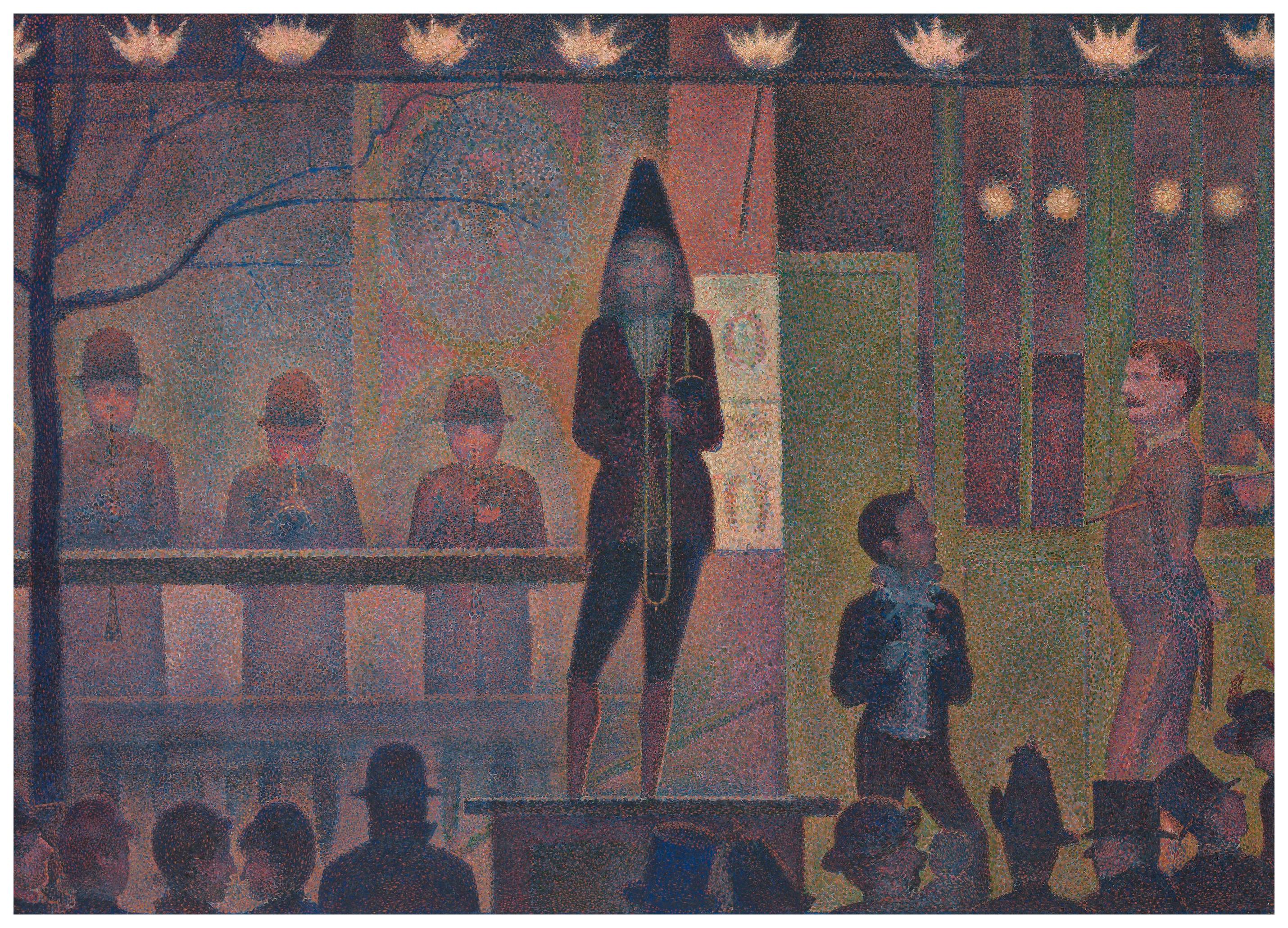 Geogres Seurat - Circus Sideshow Poster (50x50 cm) - Poster Store