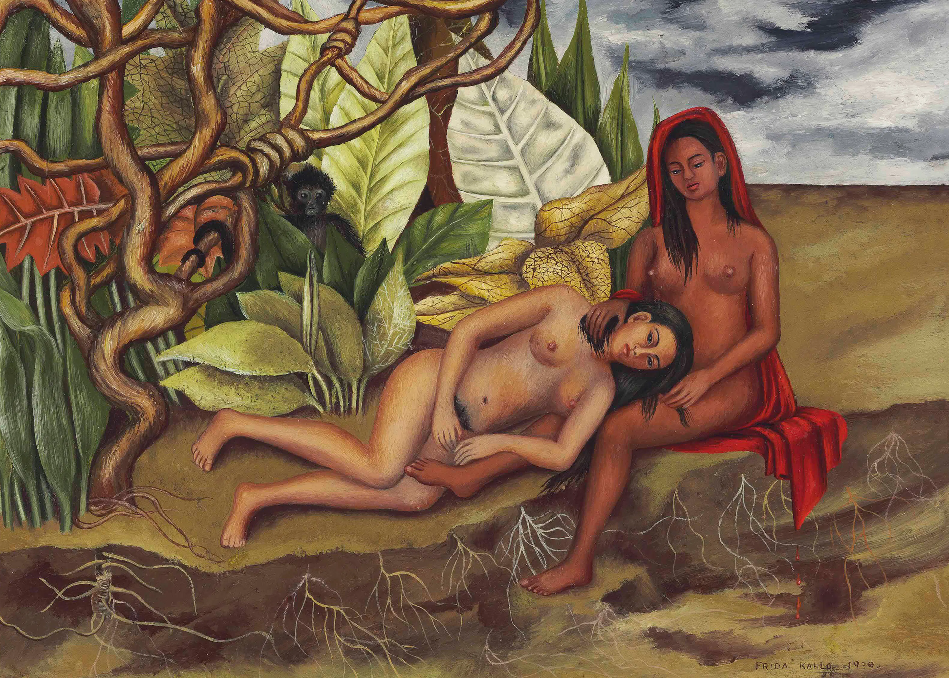 Frida Kahlo - Two Naked People in the Woods Poster 0