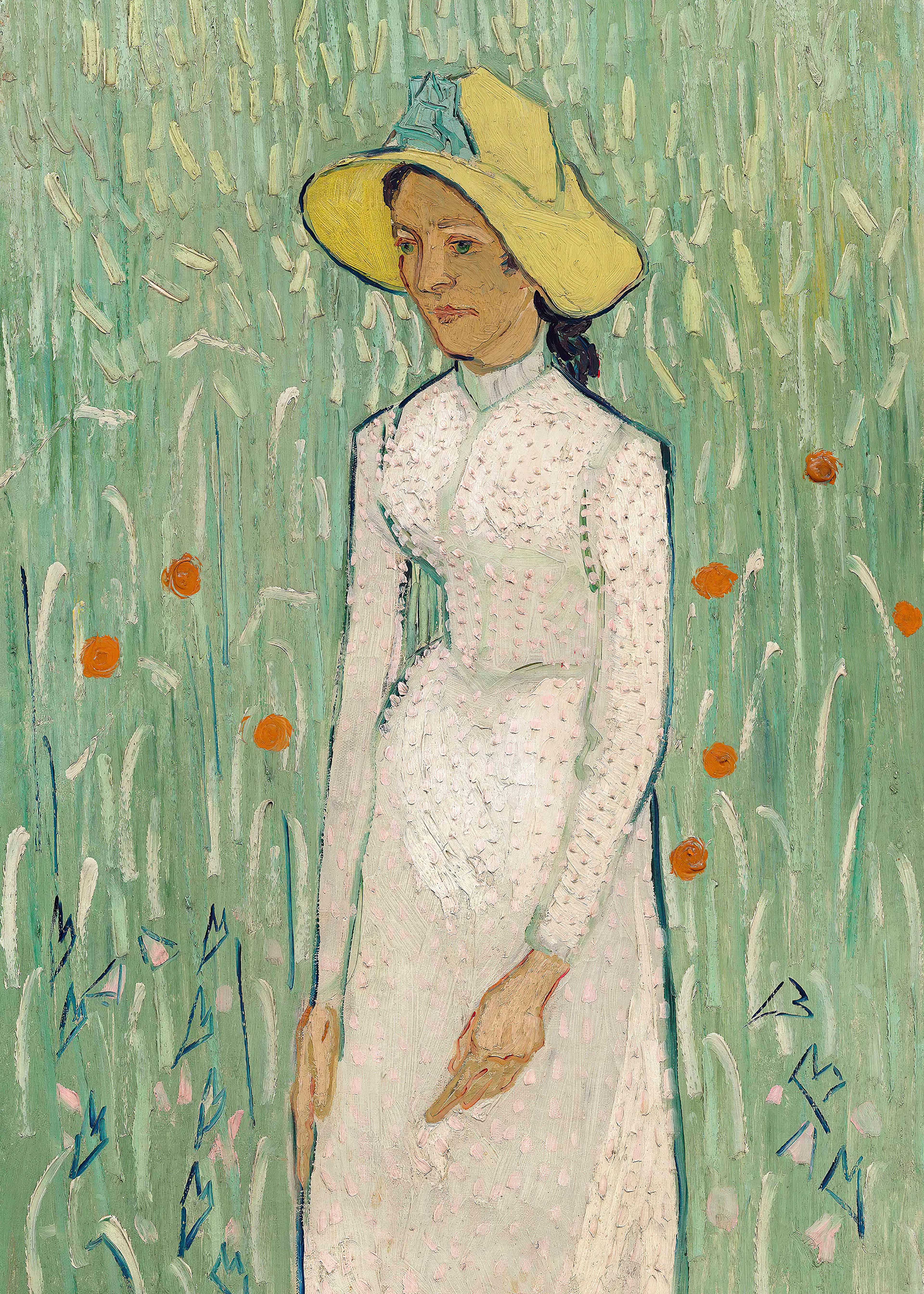 Vincent Van Gogh - Girl in White Poster 0