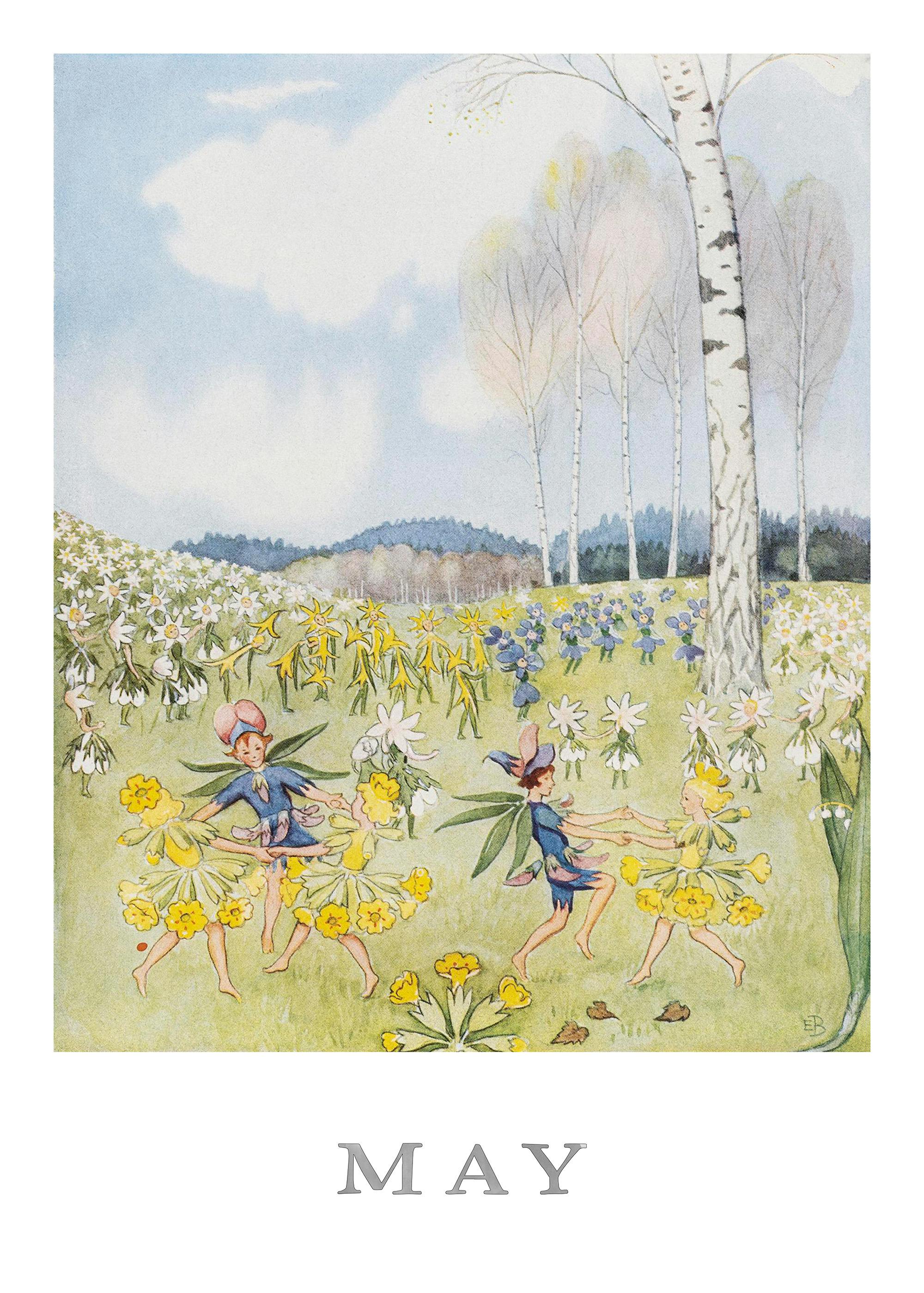 Elsa Beskow - May Poster 0