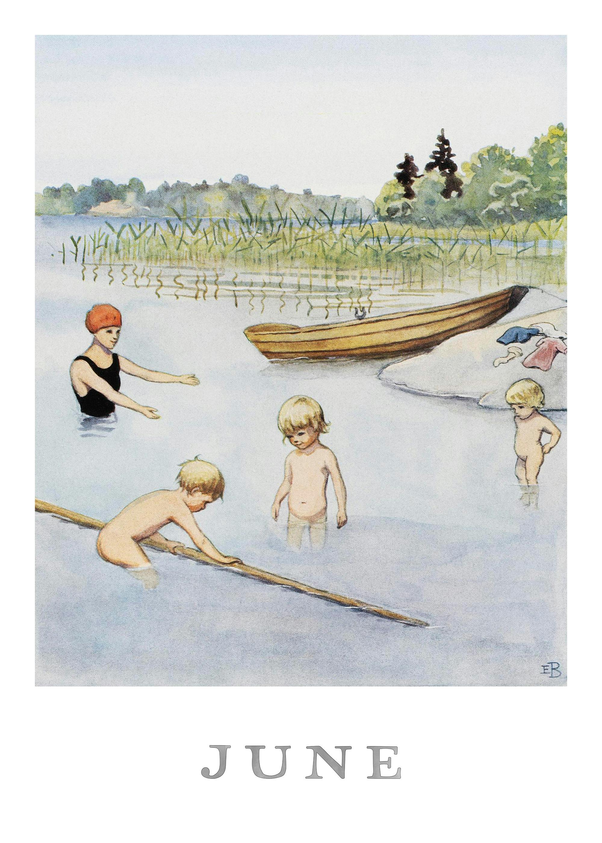 Elsa Beskow - June Poster 0