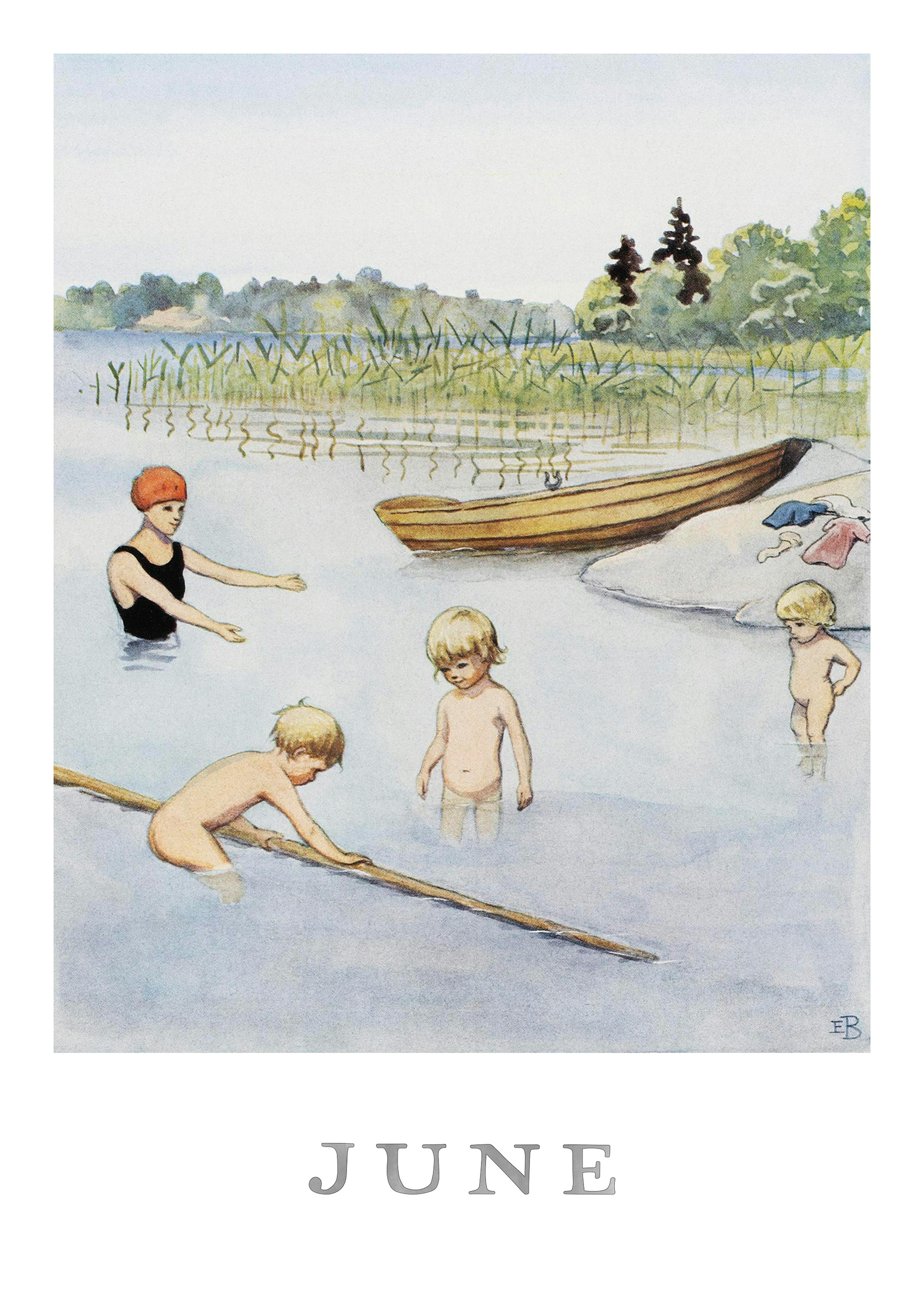 Elsa Beskow - June Poster 0