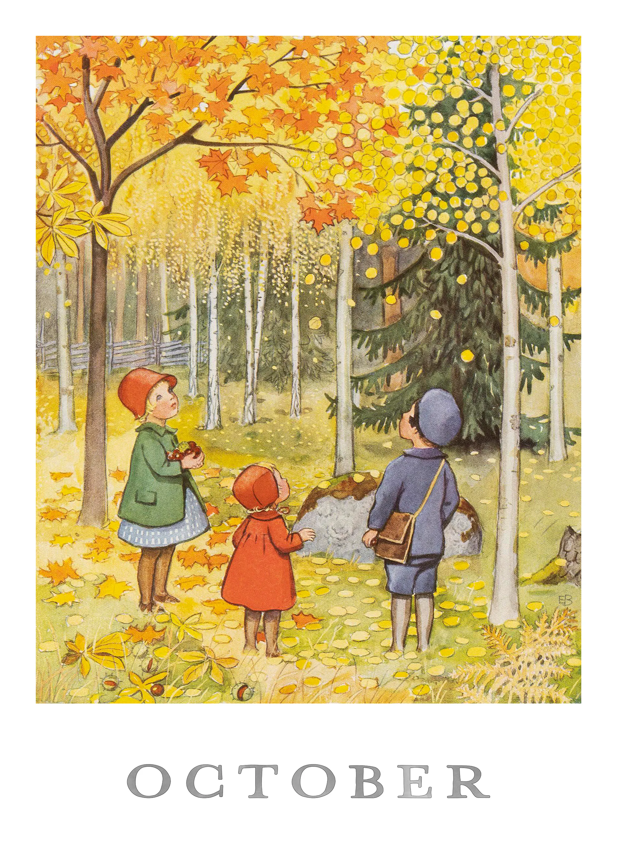 Elsa Beskow - October Poster 0