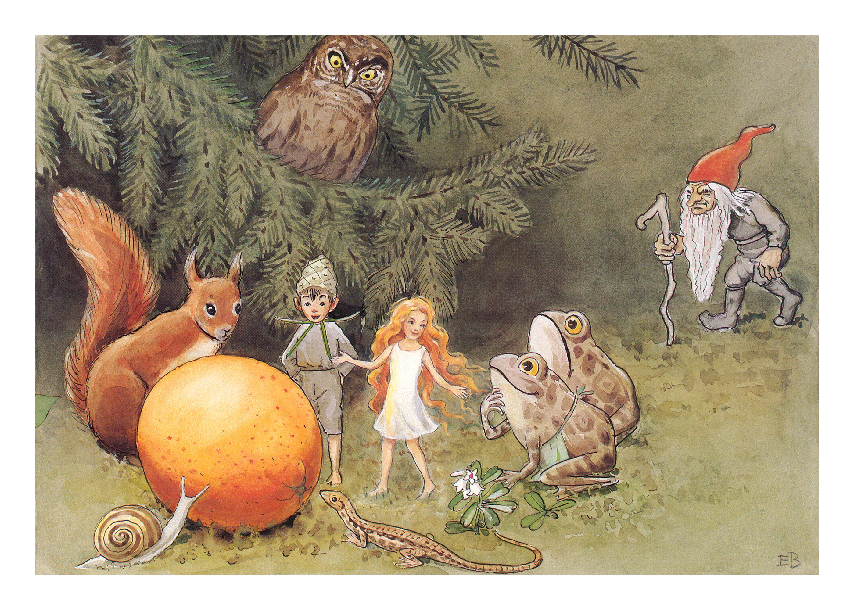 Elsa Beskow - The Sun Egg No2 Poster 0