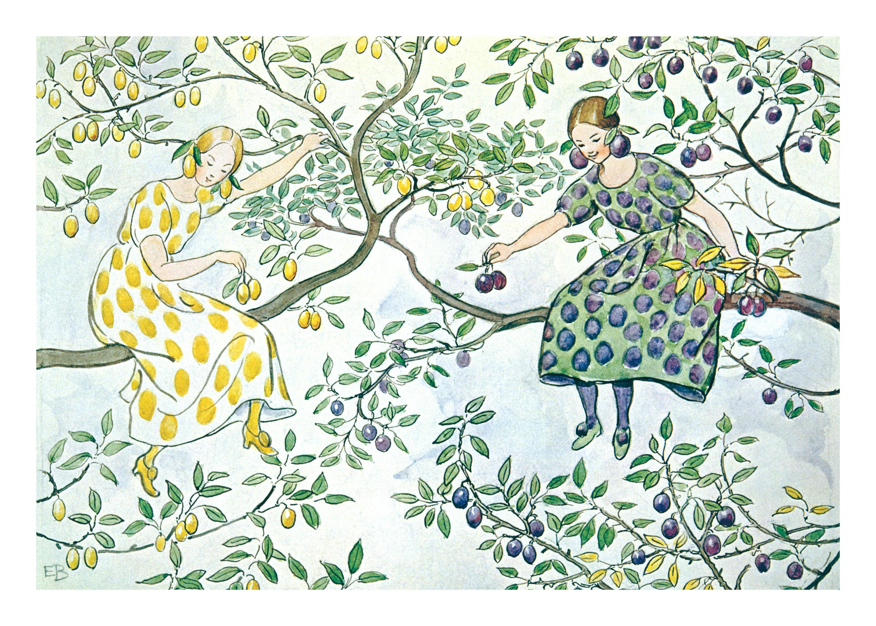 Elsa Beskow - Little Lasse in the Garden Poster 0