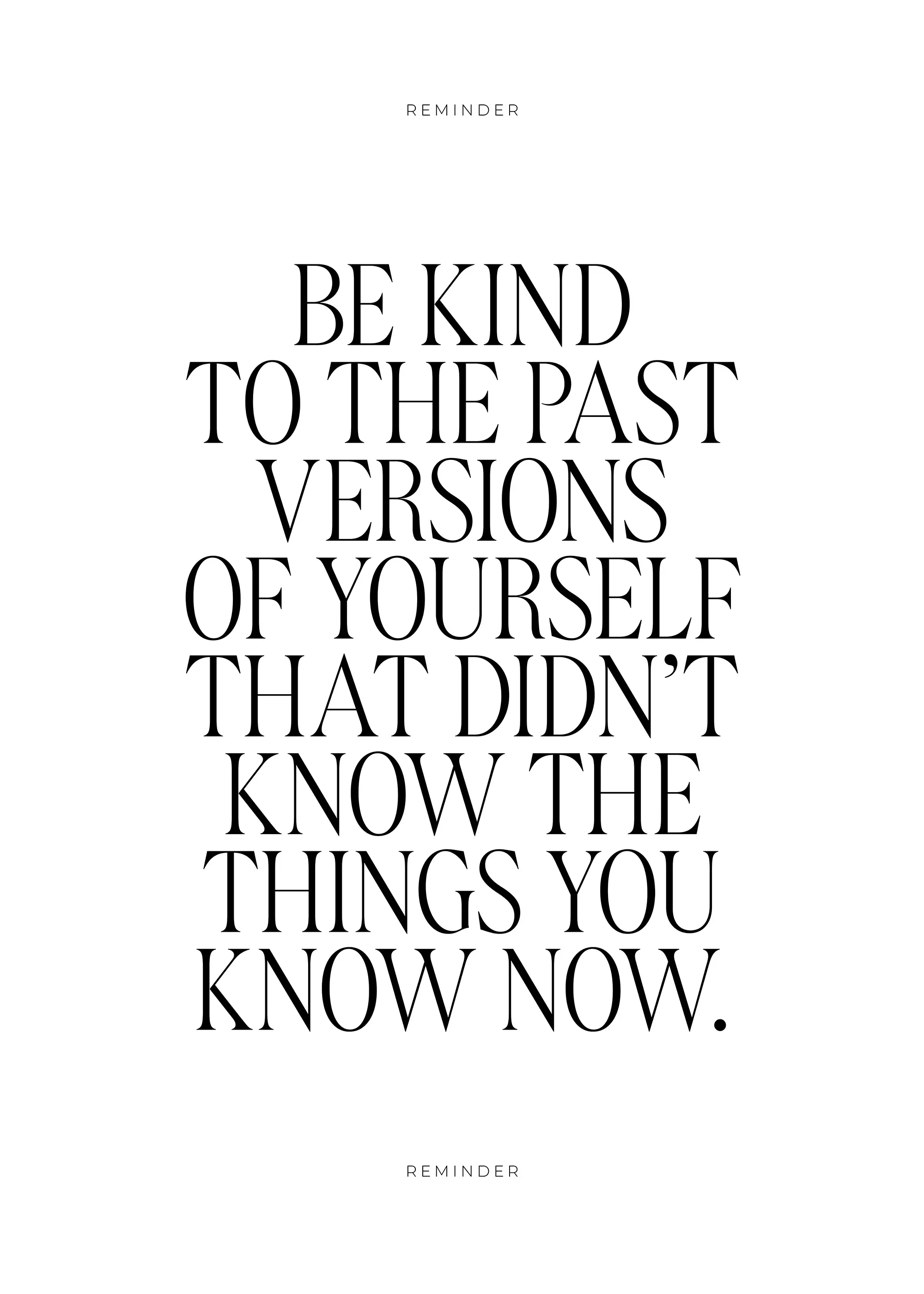 Be Kind to the Past Poster 0