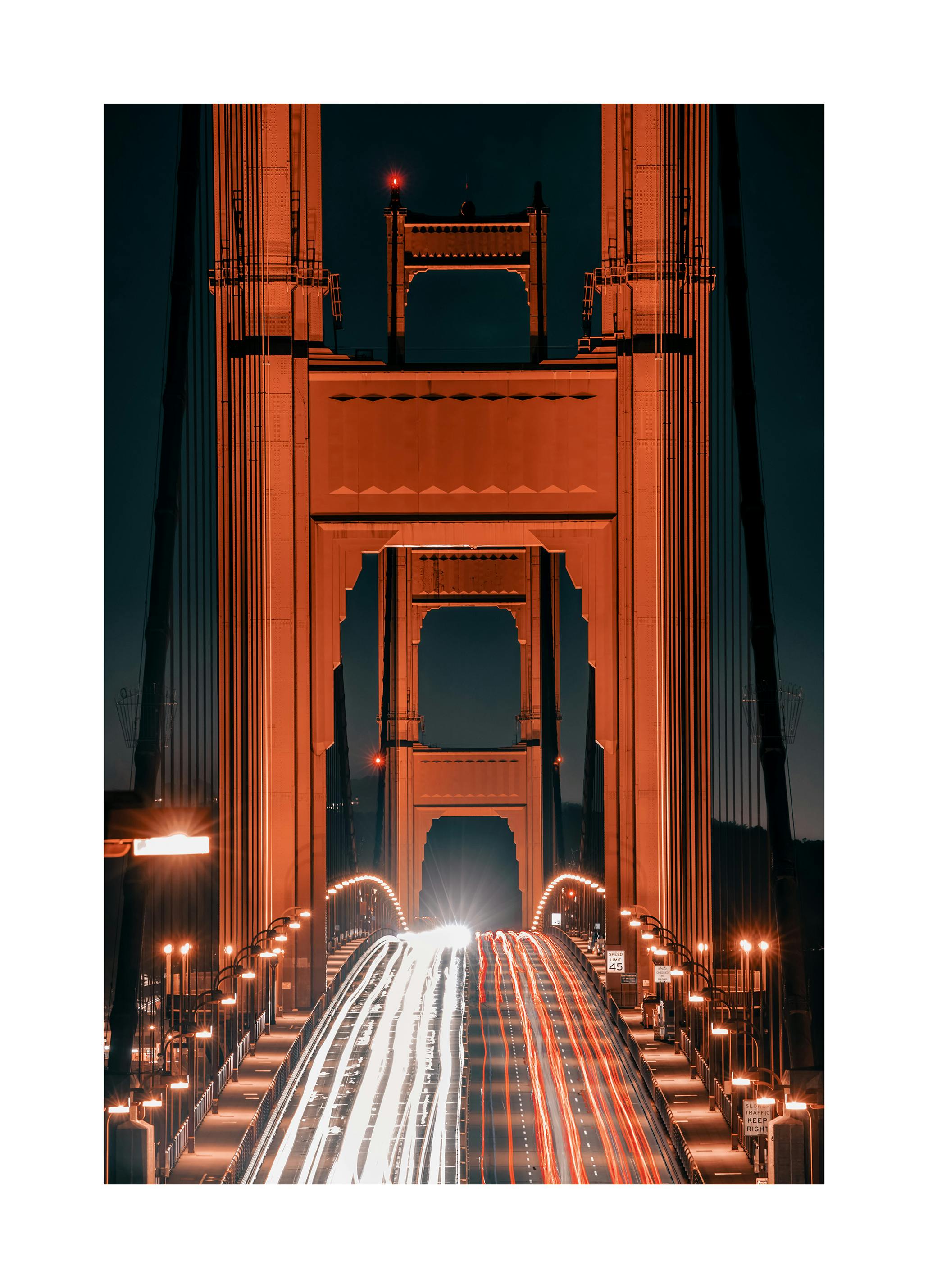 Ponte Golden Gate Poster (70x100 cm) - Poster Store