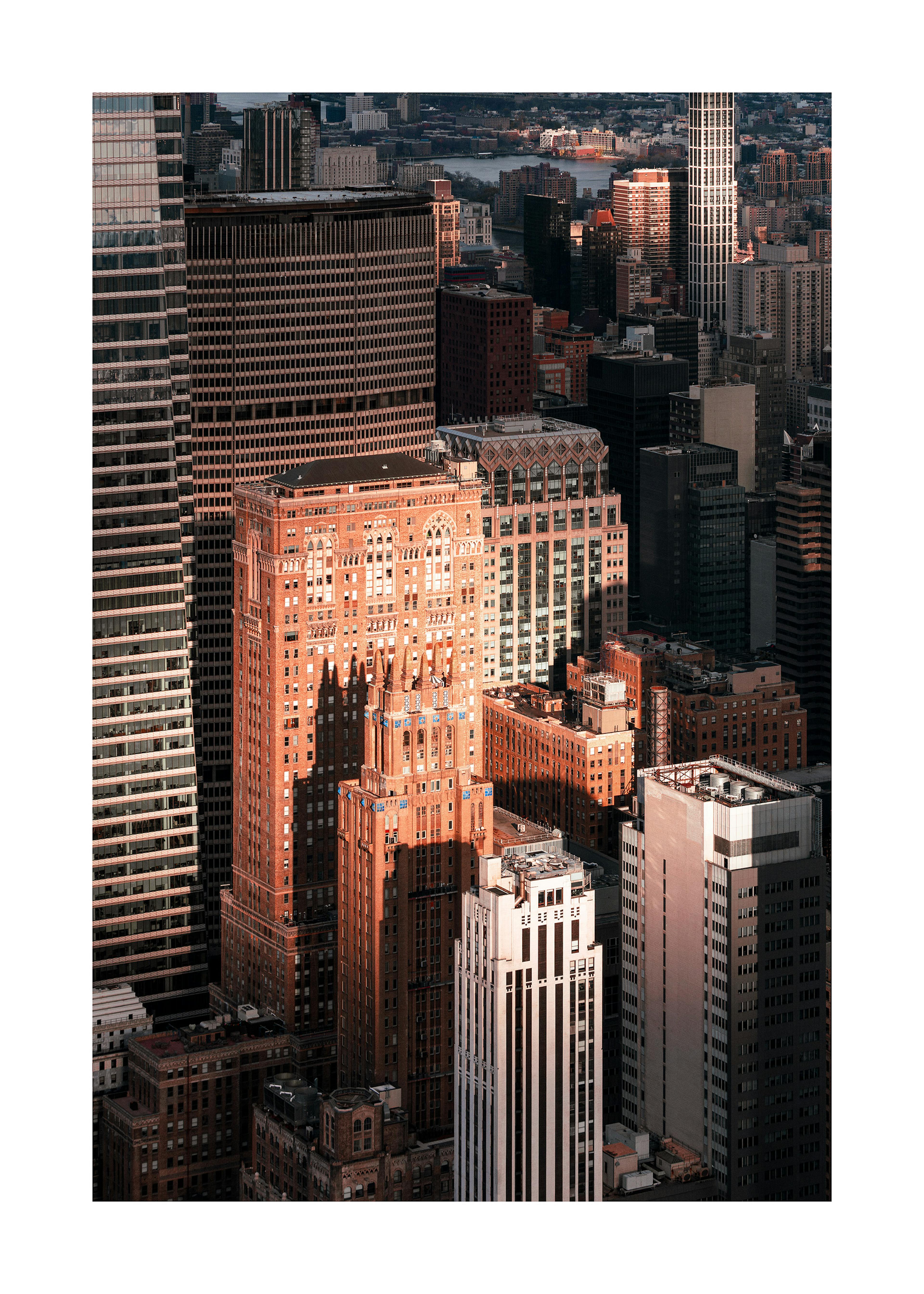 Sonnenuntergang in New York Poster 0