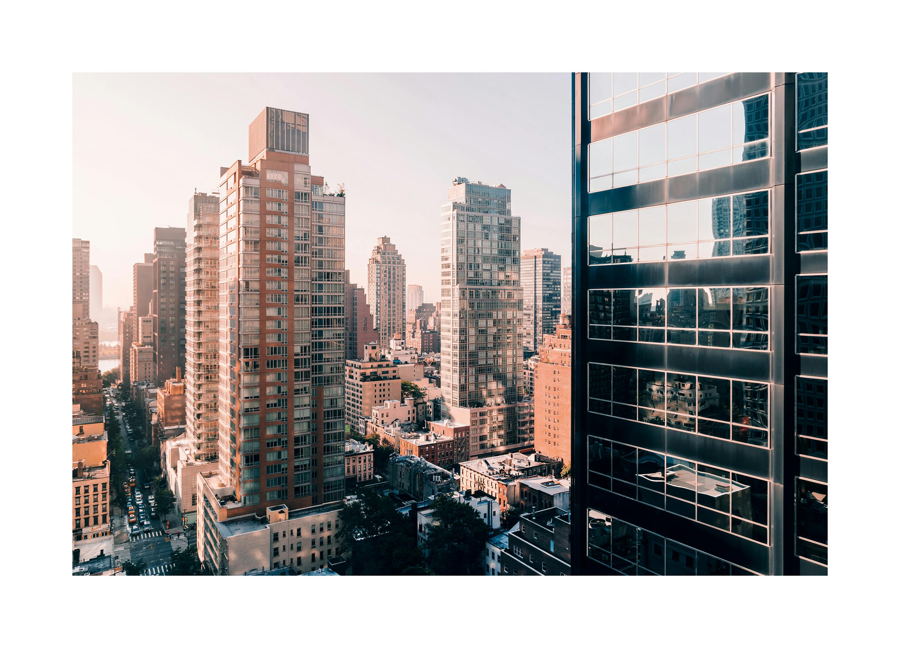 Downtown Manhattan Poster (70x100 cm) - Poster Store