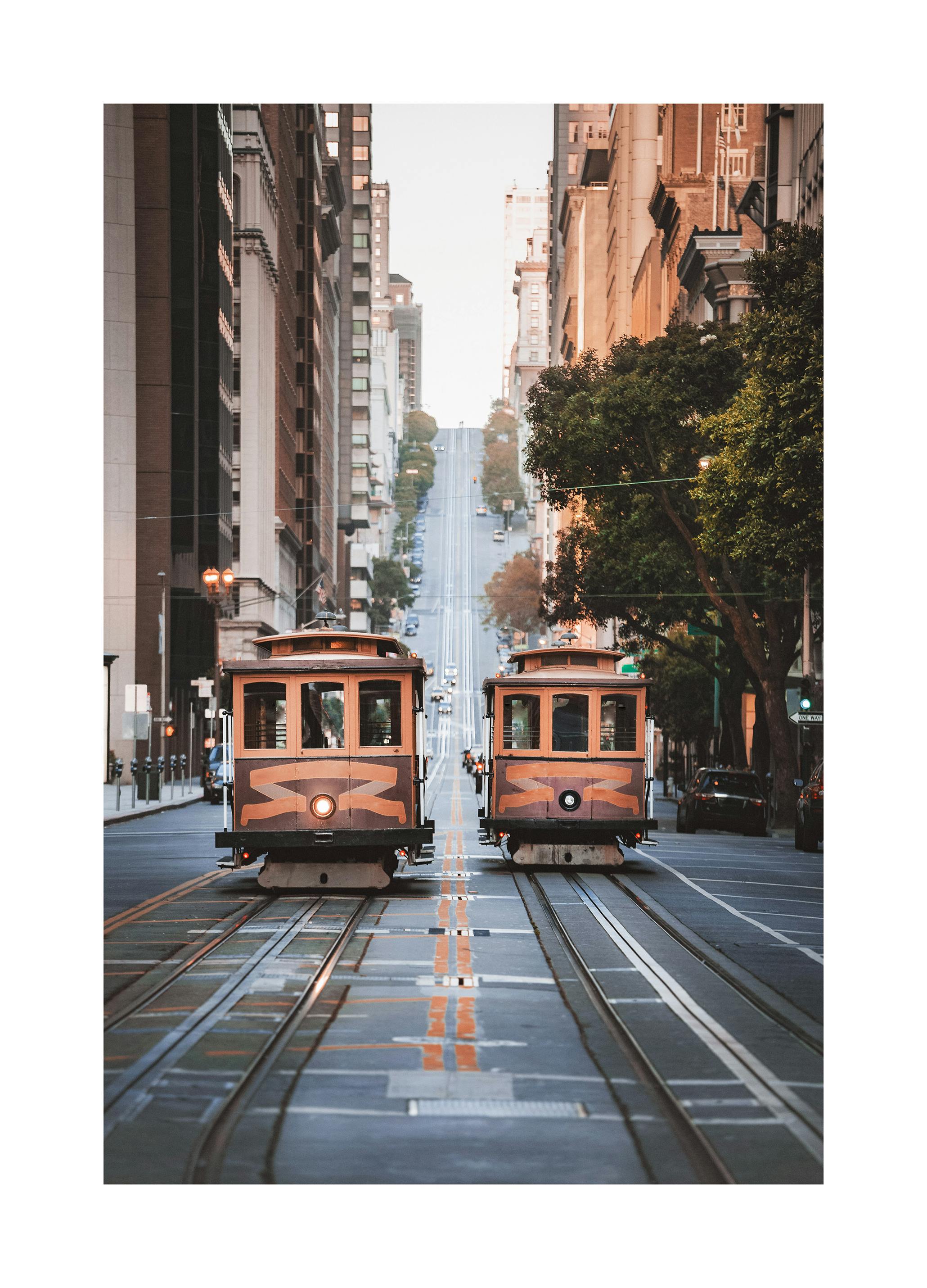 Cable Cars à San Francisco Affiche - Poster Store