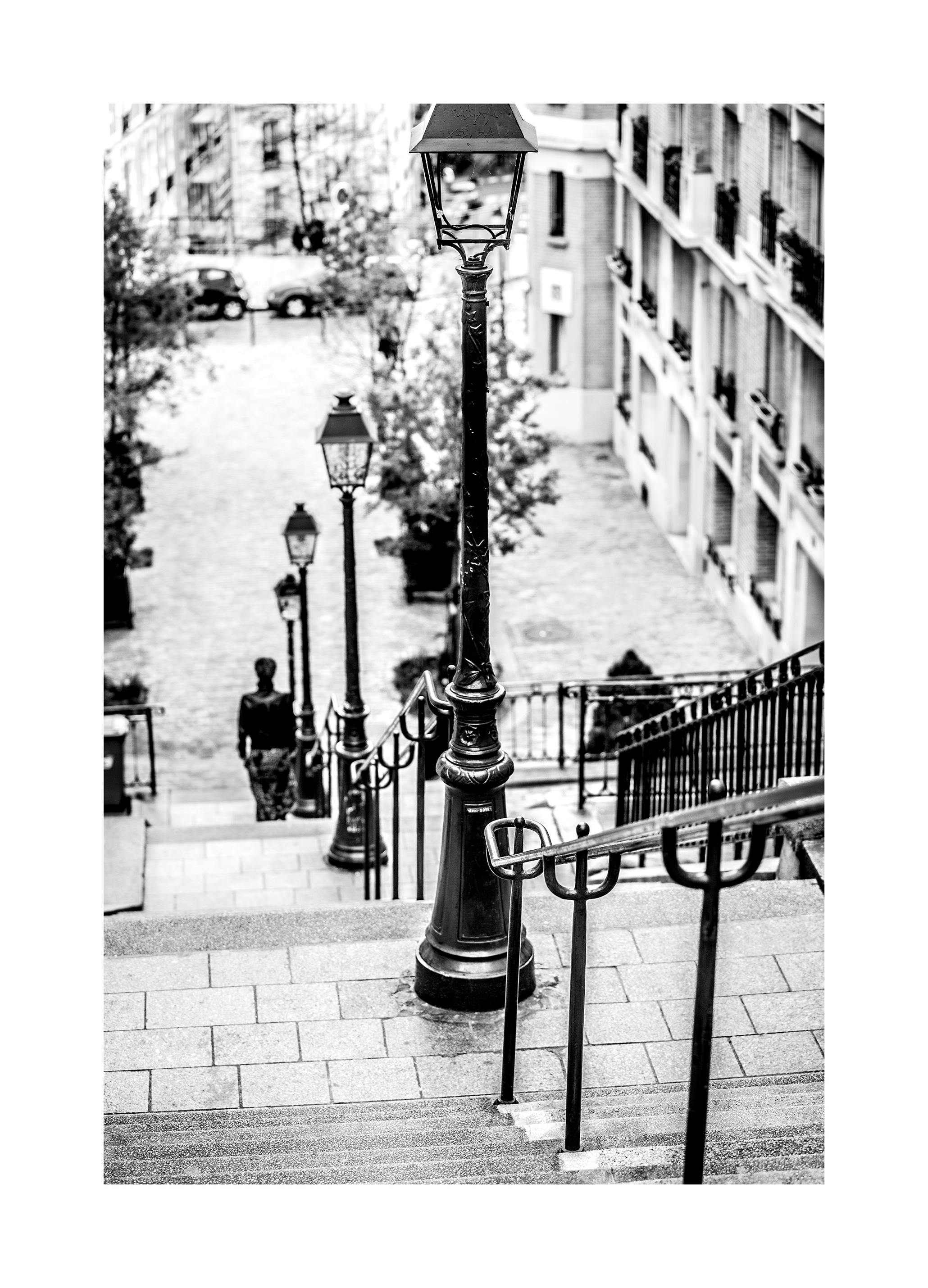 Montmartre Stairs Poster (50x70 cm) - Poster Store