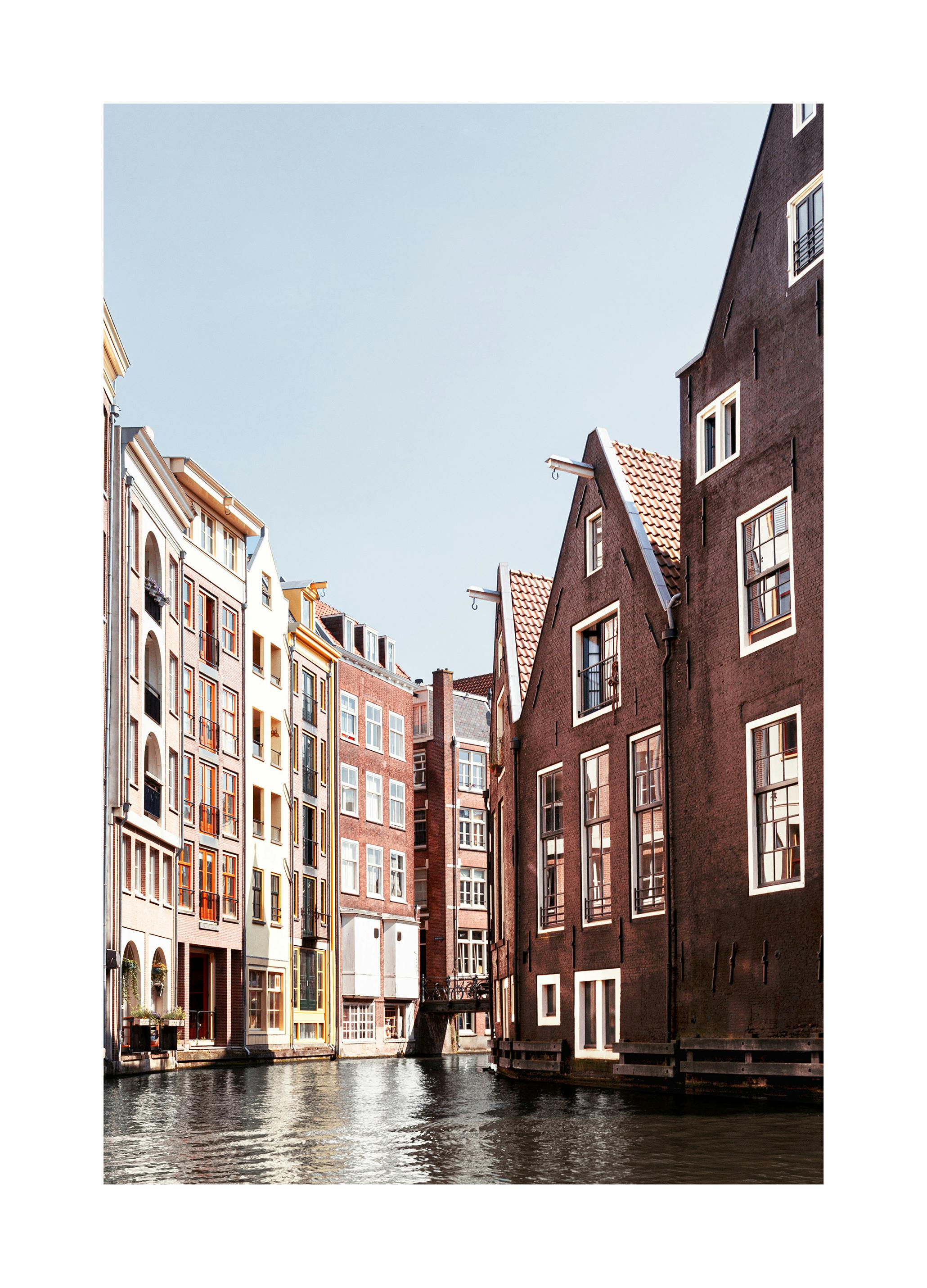 Amsterdam Kanal Poster (70x100 cm) - Poster Store