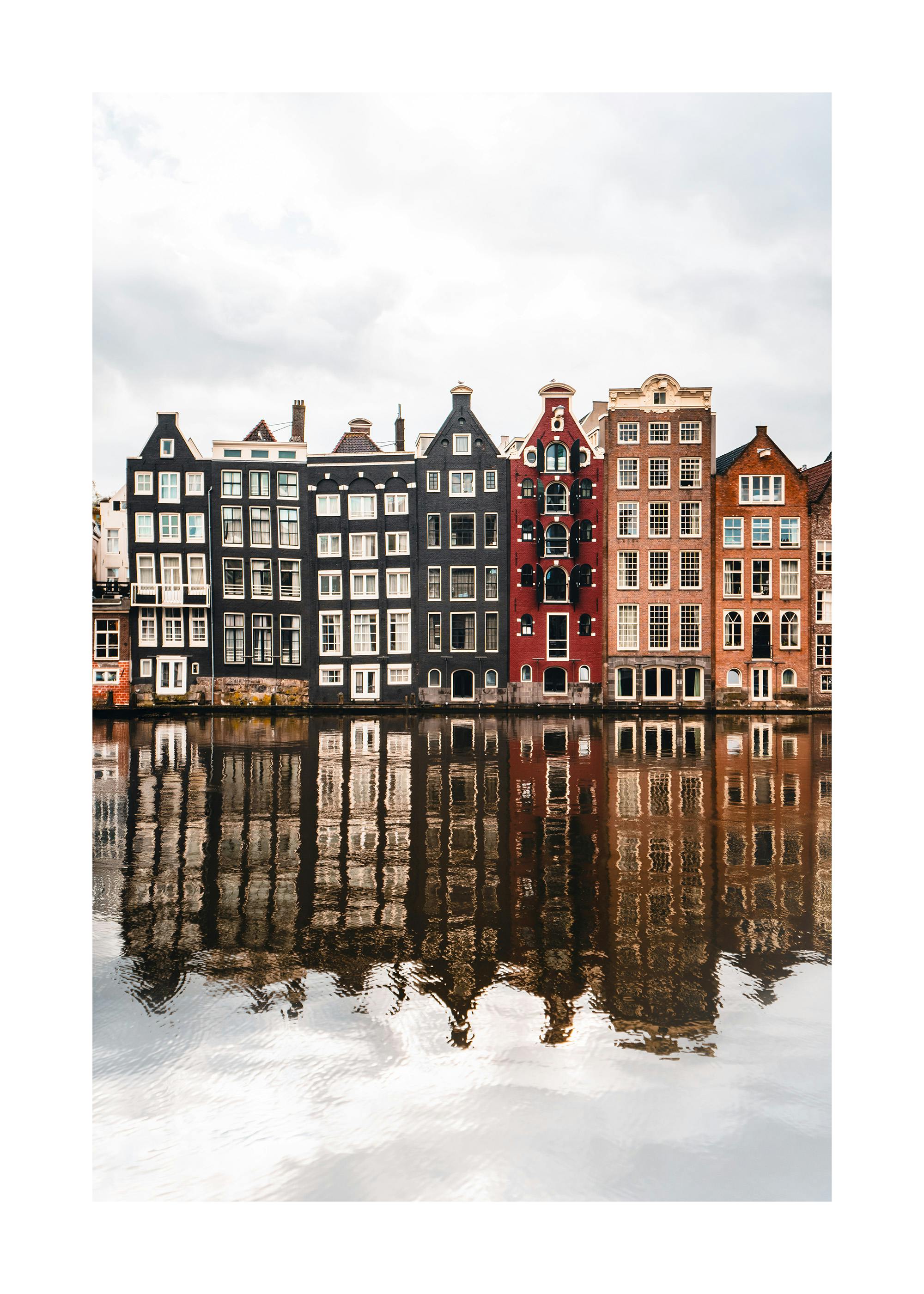 Altstadt Amsterdam Poster 0