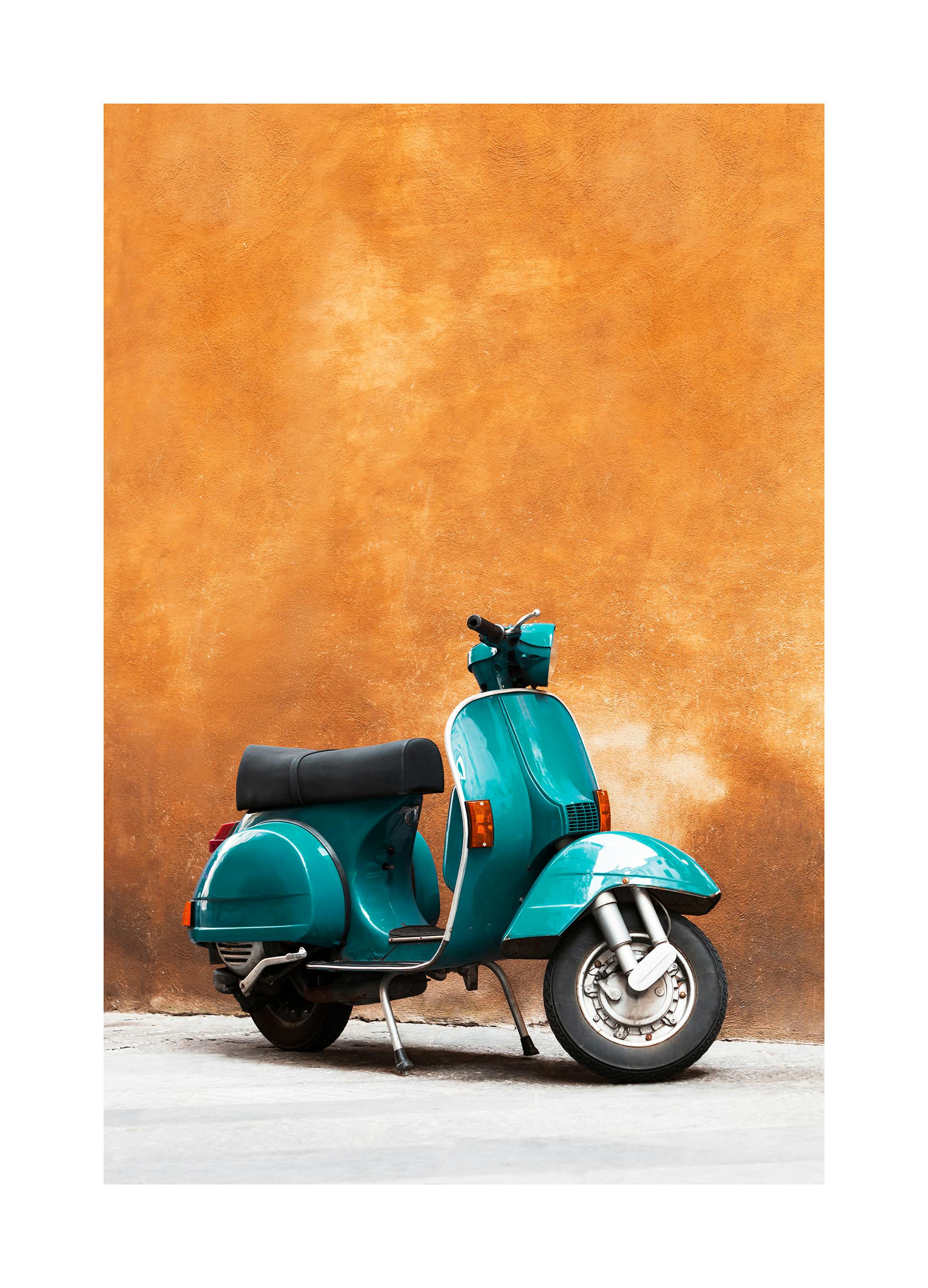 Toscanan Skootteri Juliste (50x50 cm) - Poster Store